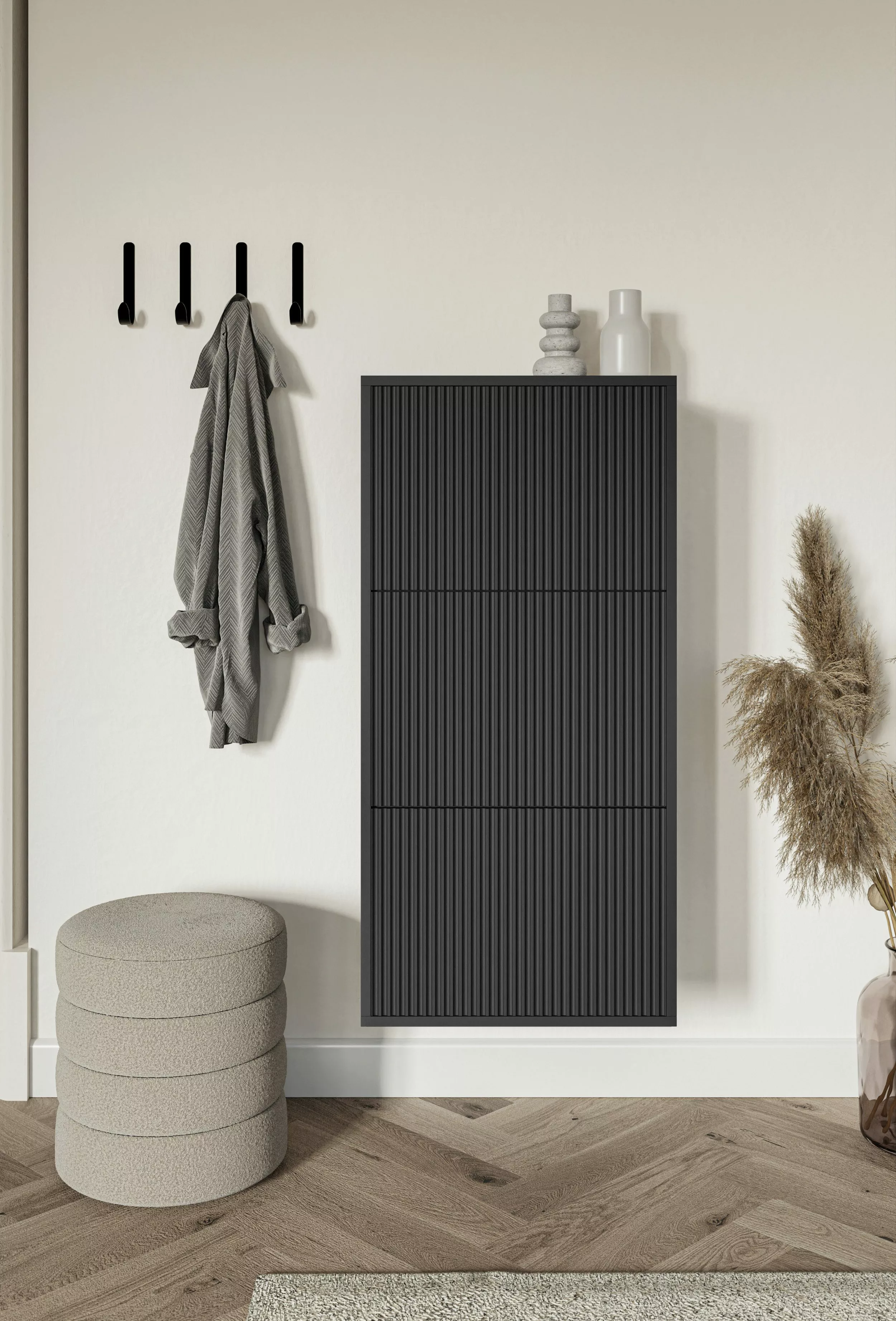 Selsey Hängeschuhschrank VELDIO Wand-Schuhkipper mit 3 günstig online kaufen