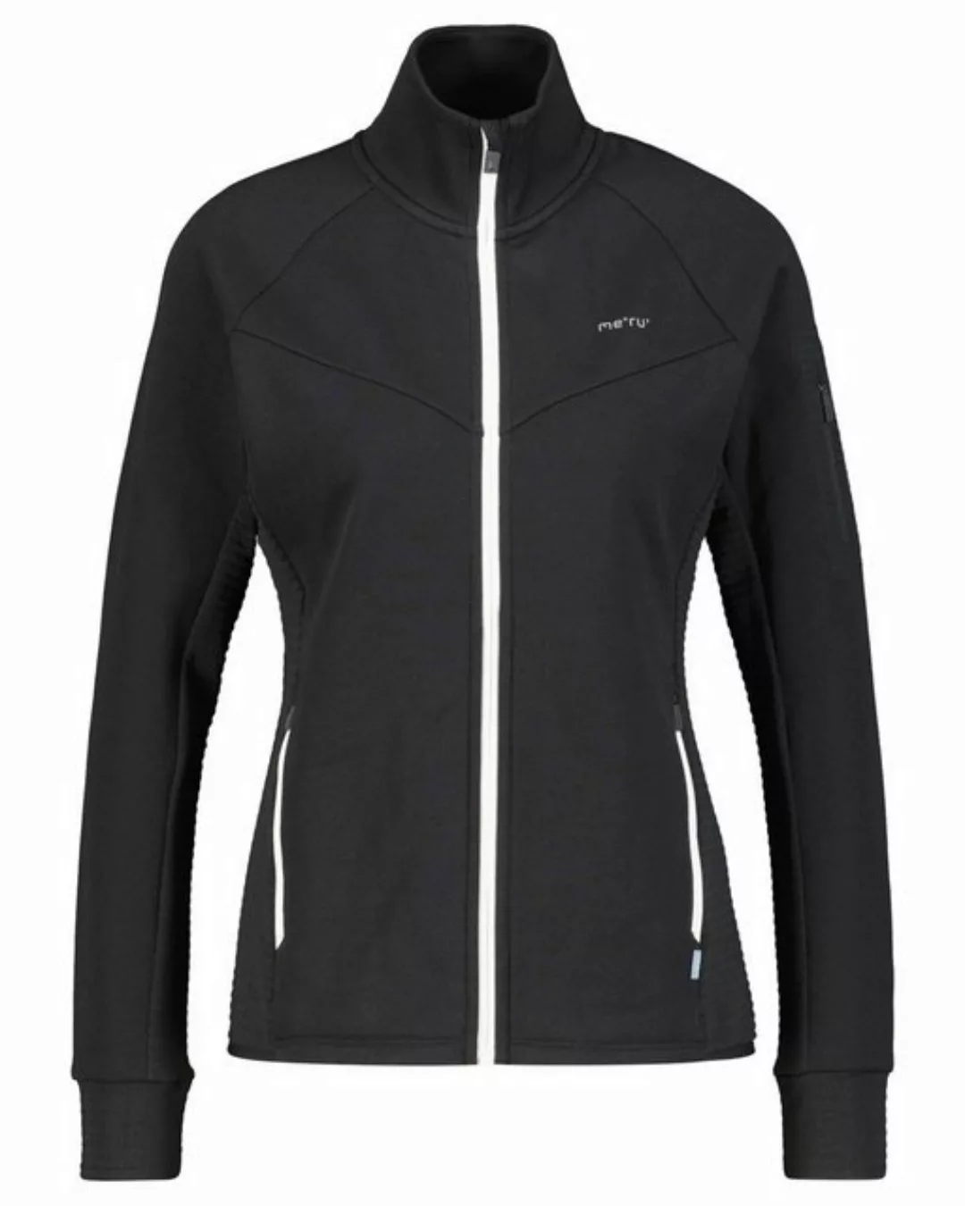 Meru Fleecejacke Damen Stretchfleecejacke mit Merinowolle KIVIK günstig online kaufen