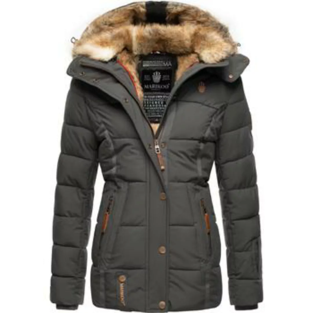 Marikoo Winterjacke Nekoo stylische Damen Steppjacke mit großer Kapuze günstig online kaufen