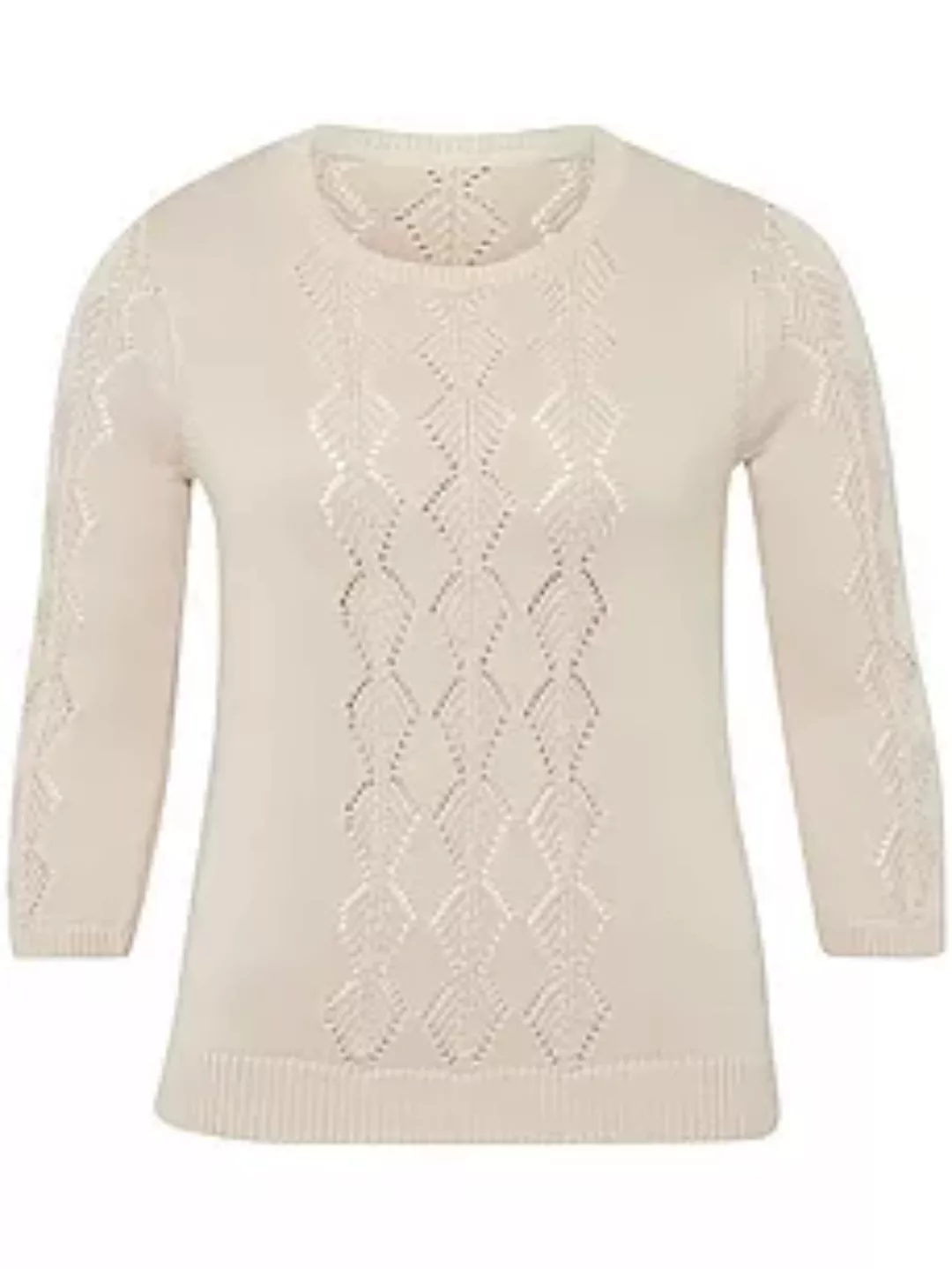 Rundhals-Pullover Anna Aura beige günstig online kaufen