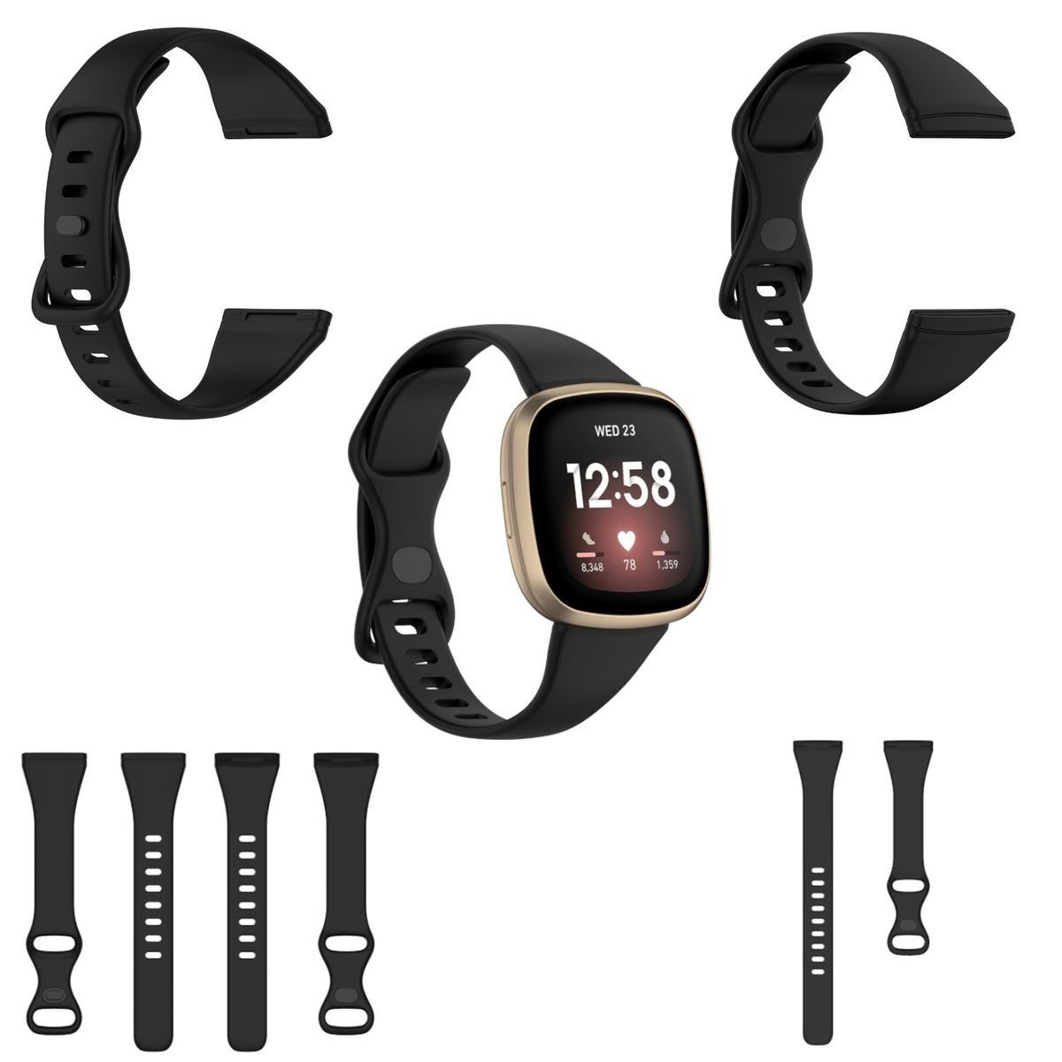 Wigento Smartwatch-Armband Für Fitbit Versa 4 günstig online kaufen