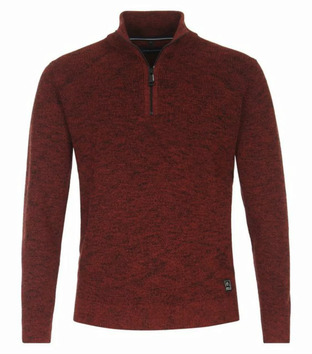 Casa Moda Halfzip Pullover Rot - Größe XXL günstig online kaufen