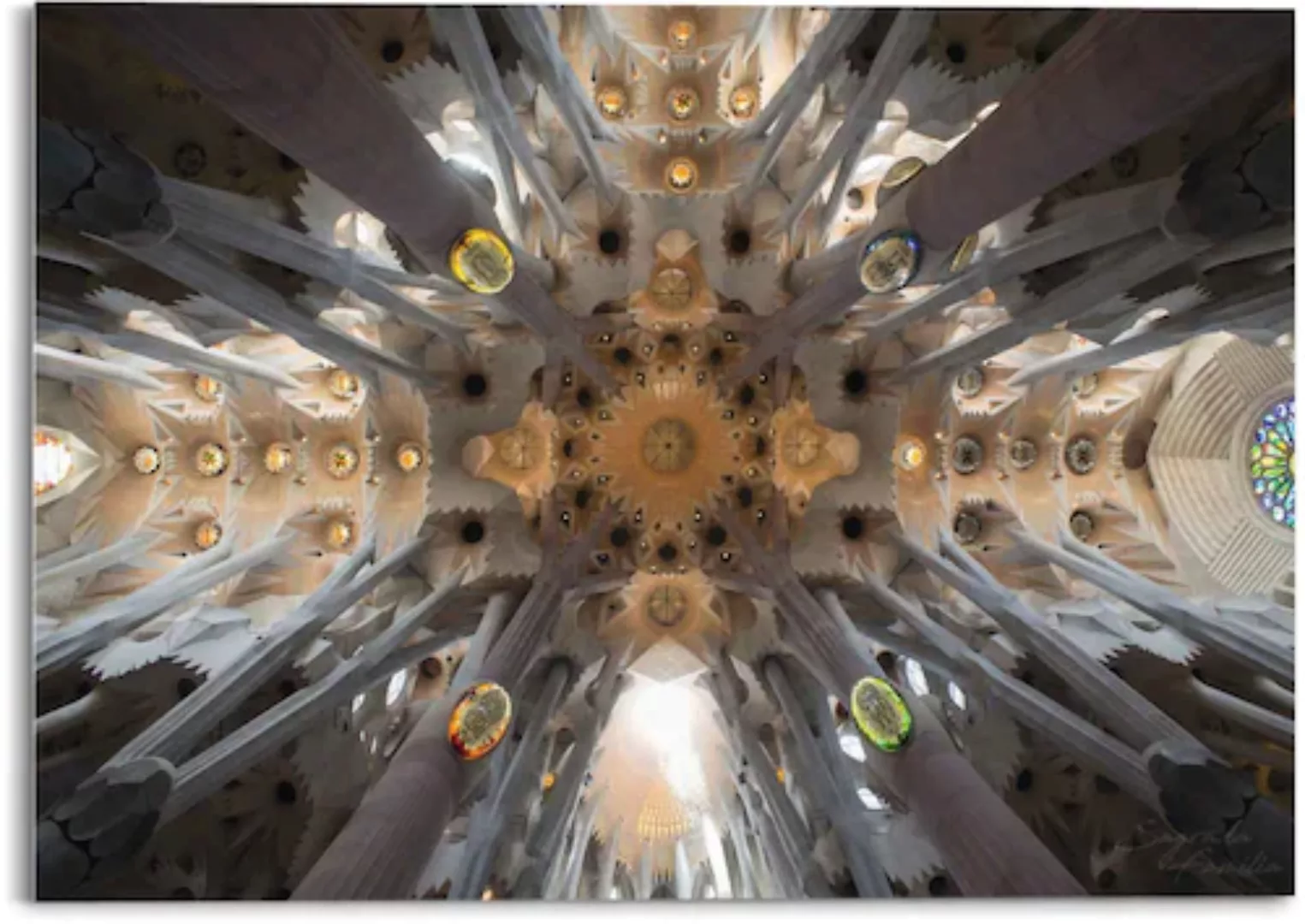 Reinders! Glasbild »Glasbild Sagrada Familia Sara Franqui - Fotografie - Ku günstig online kaufen