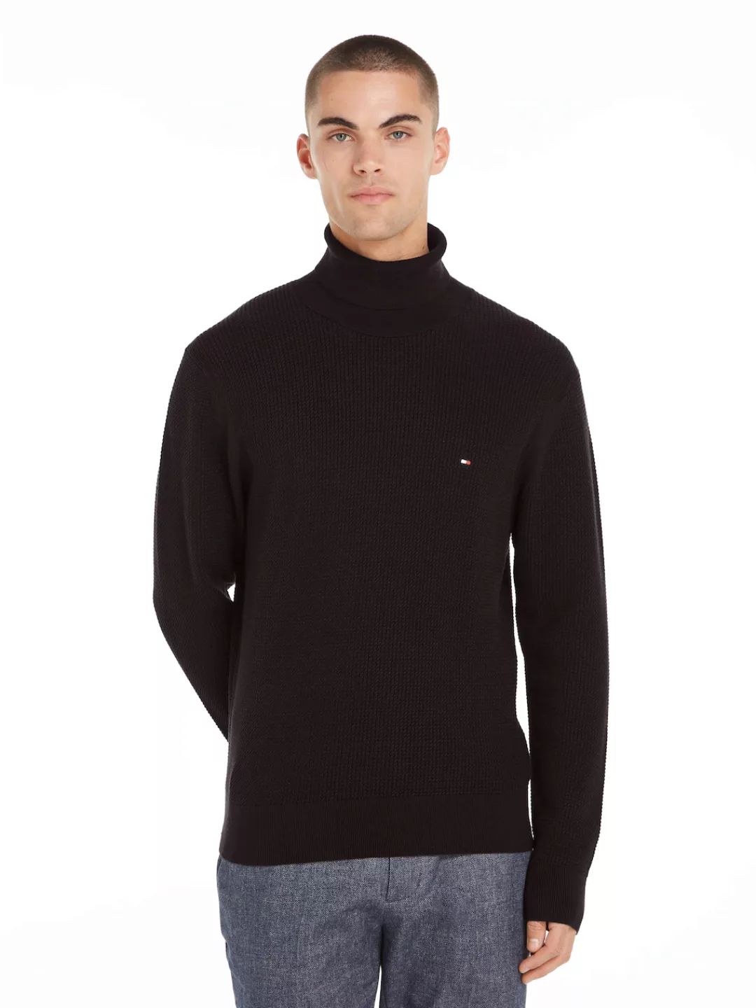 Tommy Hilfiger Rollkragenpullover "STRUCTURE ROLL NECK" günstig online kaufen