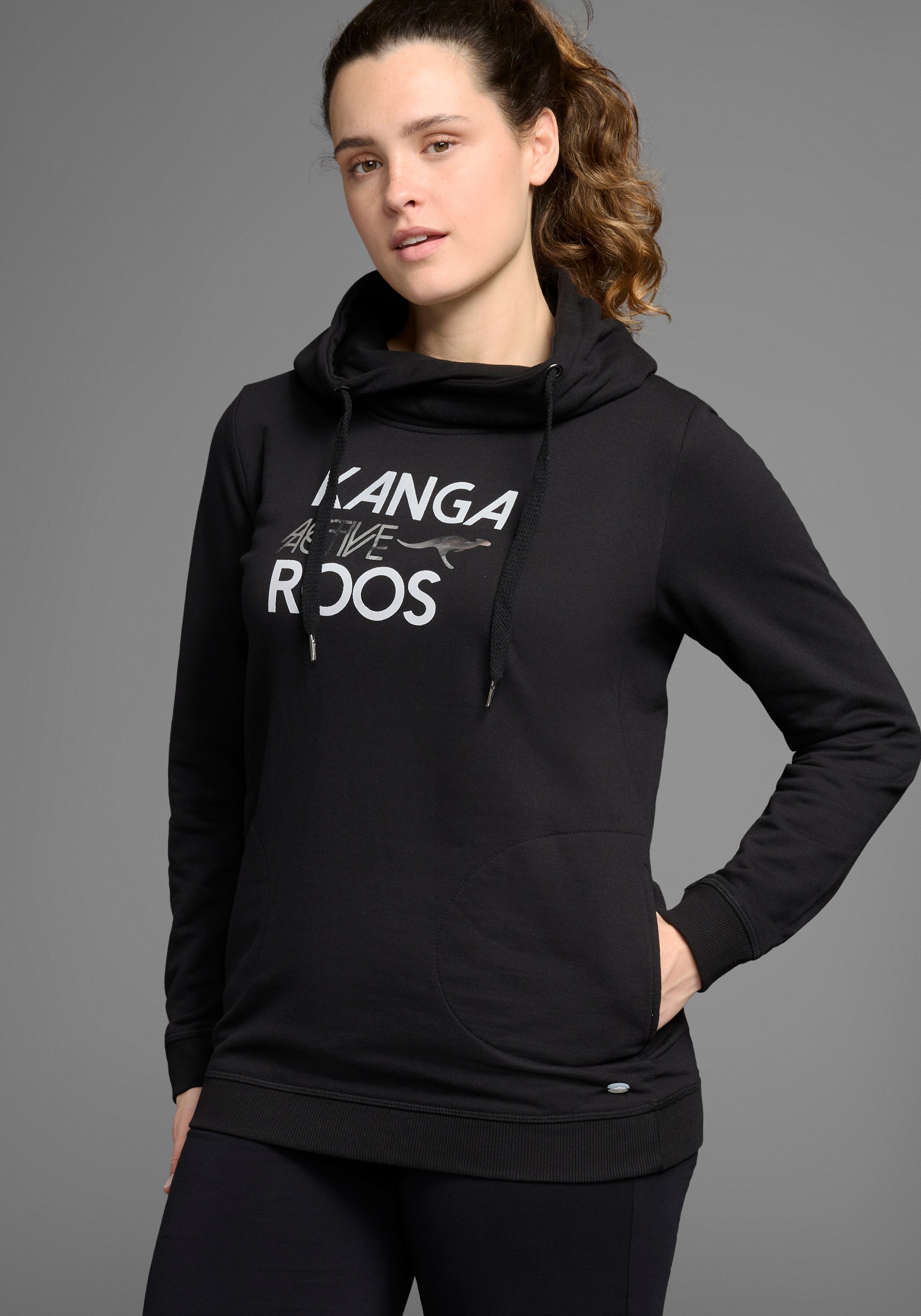 KangaROOS Sweatshirt lange Ärmel, figurumspielende Passform günstig online kaufen