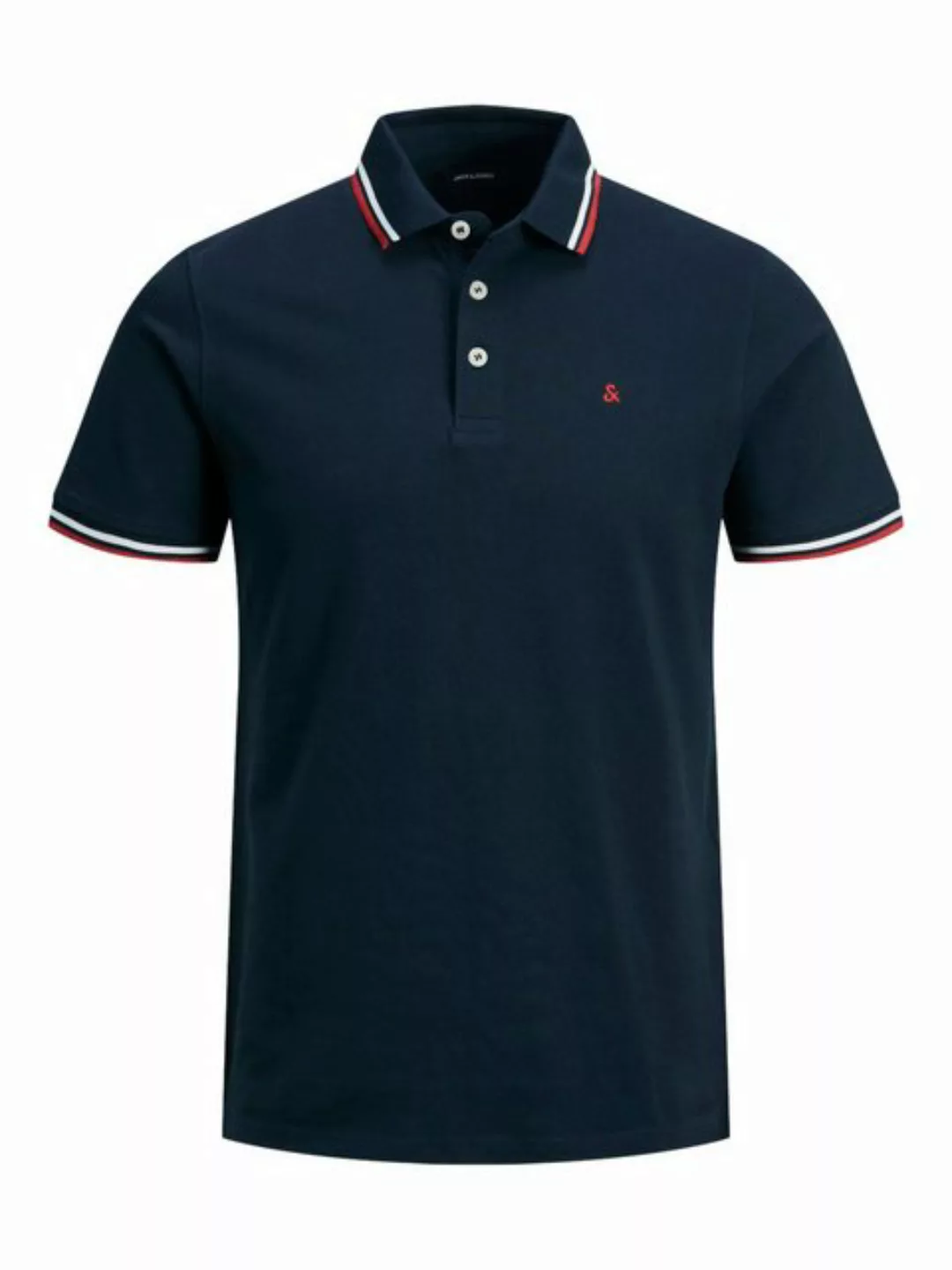 Jack & Jones Poloshirt JJEPAULOS POLO SS NOOS mit Logo Stickerei günstig online kaufen