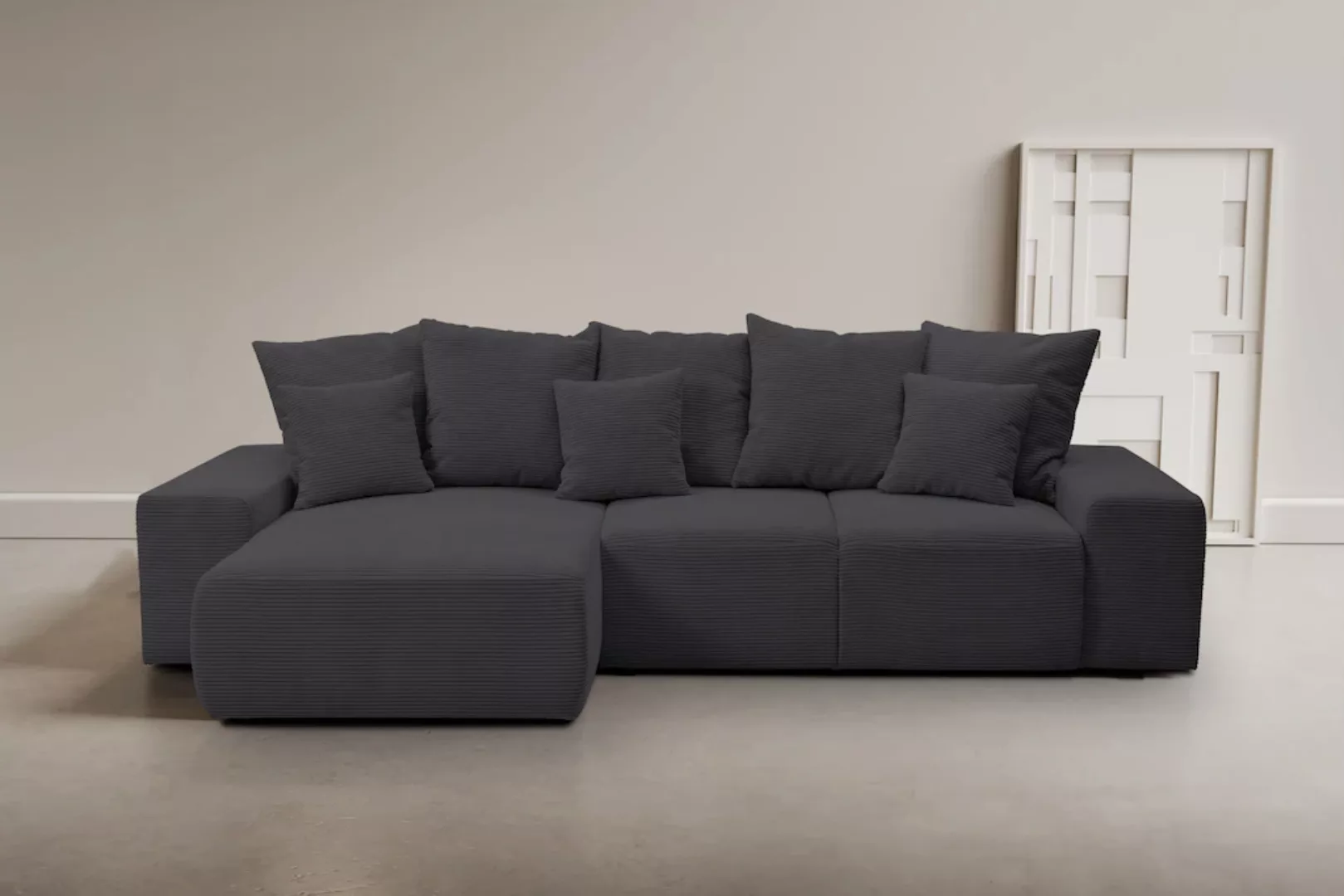 WERK2 Ecksofa "Riwa, modernes Sofa zum Kuscheln und Entspannen, Breite 300c günstig online kaufen
