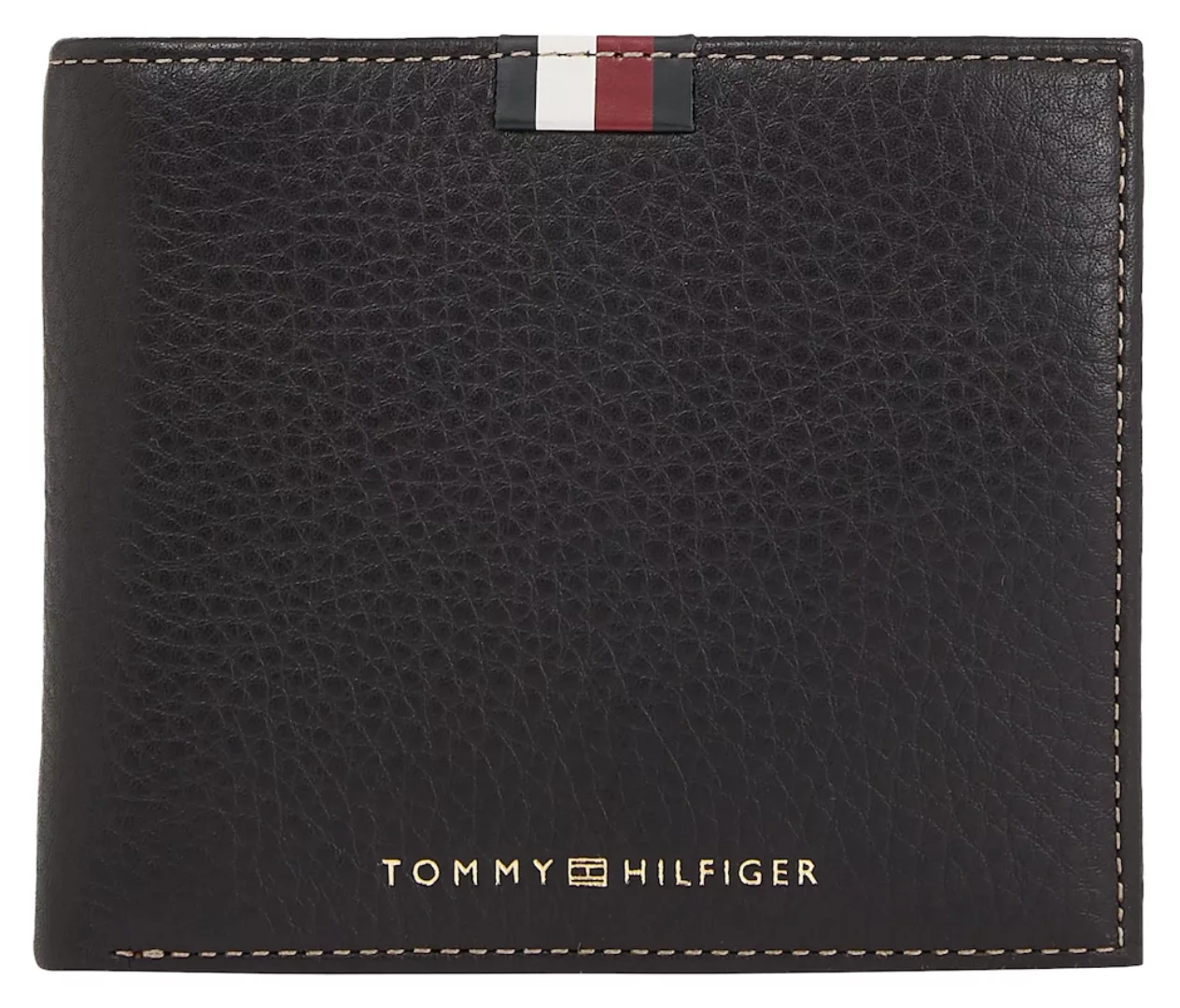 Tommy Hilfiger Geldbörse "TH CORP LEATHER FLAP AND COIN", Geldbörse Portemo günstig online kaufen