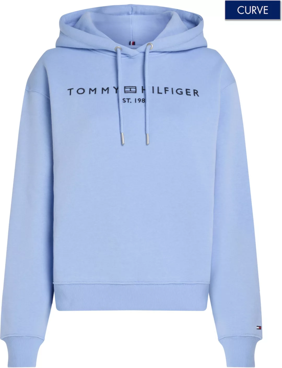 Tommy Hilfiger Curve Kapuzensweatshirt CRV MDRN REG CORP LOGO HOODIE in Gro günstig online kaufen