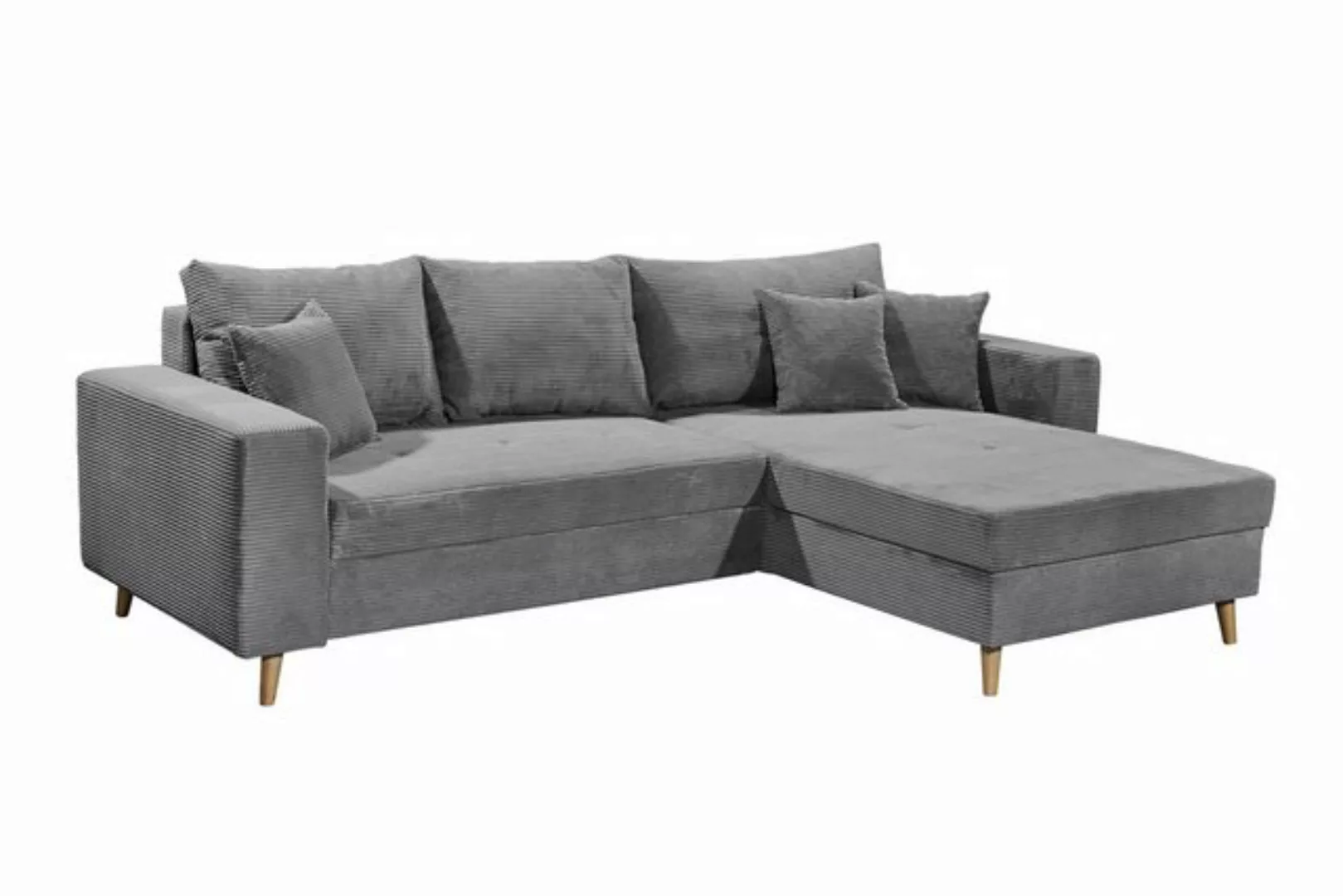 Black Red White Ecksofa ash" - 282x92x186 (BxHxT) günstig online kaufen