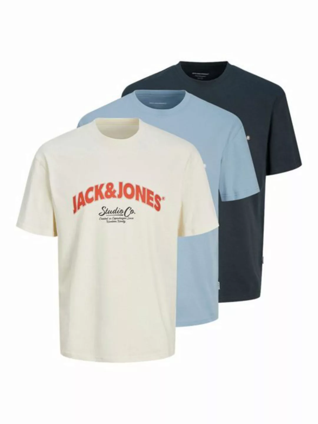 Jack & Jones T-Shirt BRONX ARCH (3-tlg) günstig online kaufen