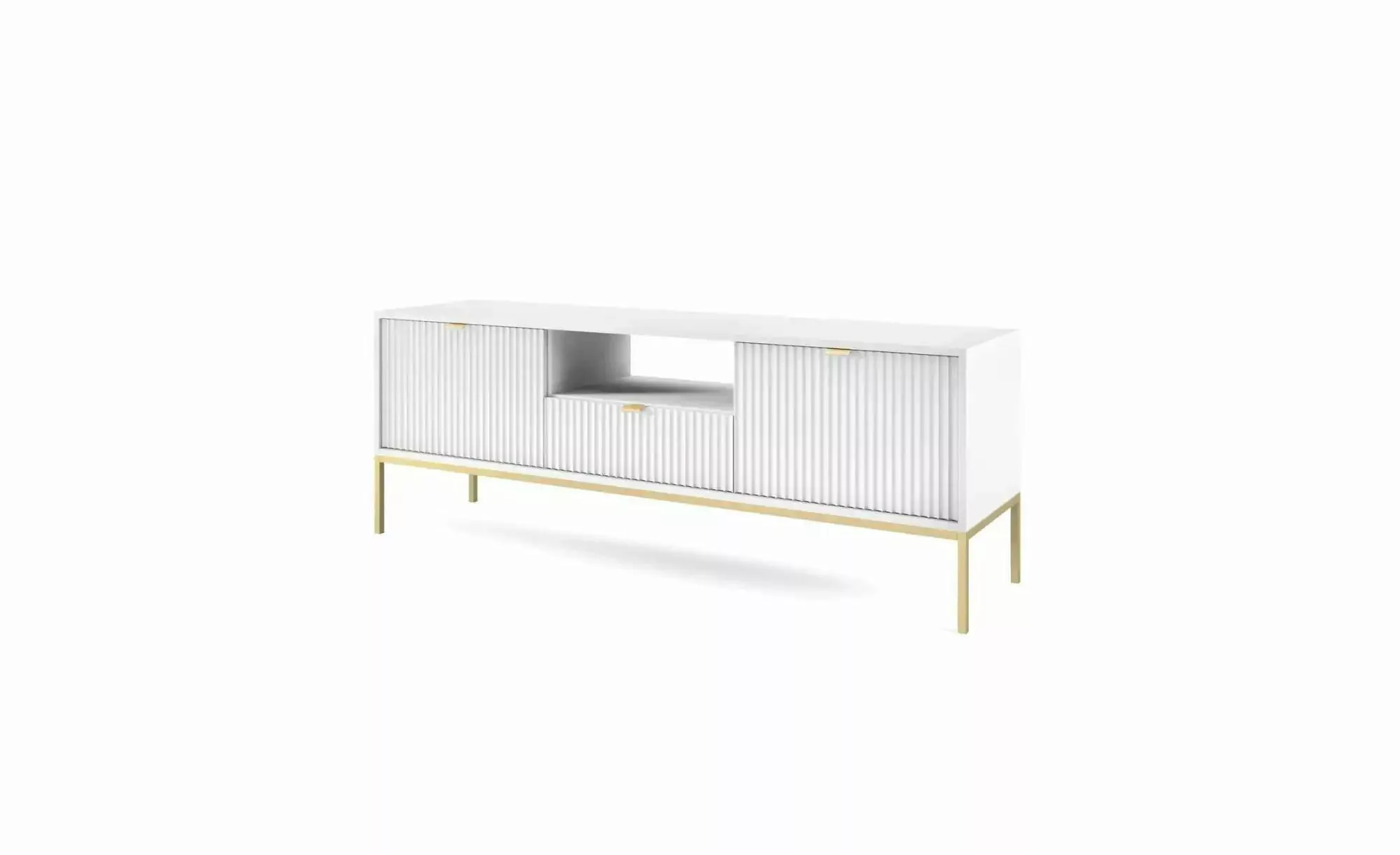 Lowboard  Nova ¦ weiß ¦ Maße (cm): B: 154 H: 56 Kommoden & Sideboards > Low günstig online kaufen
