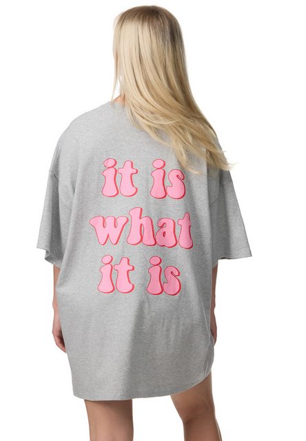 Worldclassca T-Shirt Worldclassca Oversized Print T-Shirt It is What is it günstig online kaufen