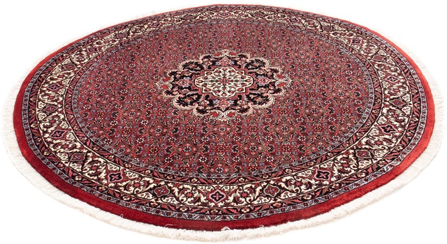 morgenland Orientteppich »Perser - Bidjar rund - 150 x 150 cm - dunkelrot«, günstig online kaufen