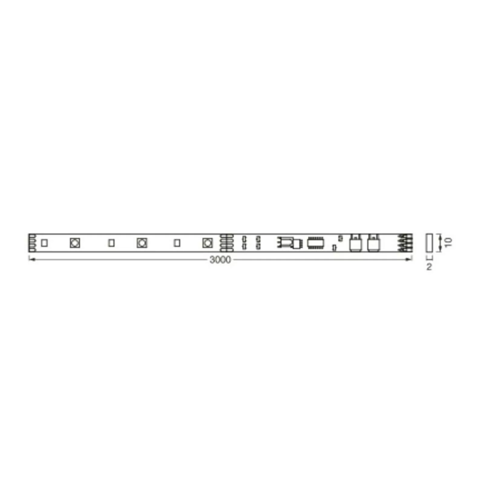 LEDVANCE Flex Remote LED-Strip IP20 RGBW, 3m günstig online kaufen