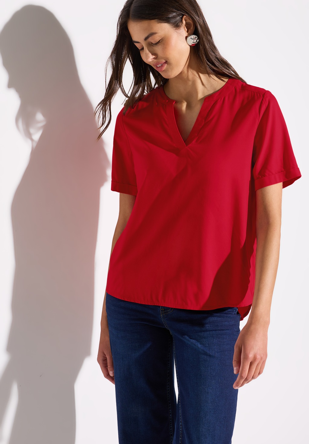STREET ONE Hemdbluse, aus softer Viskose günstig online kaufen