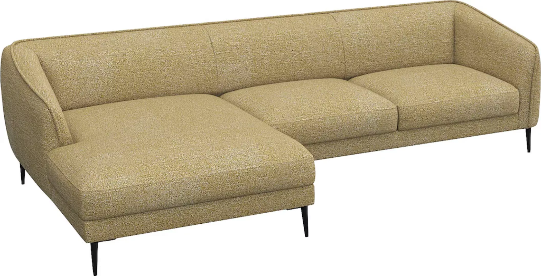 FLEXLUX Ecksofa »Belle Designsofa, L-Form, B/T 288/149 cm«, Skandinavisches günstig online kaufen