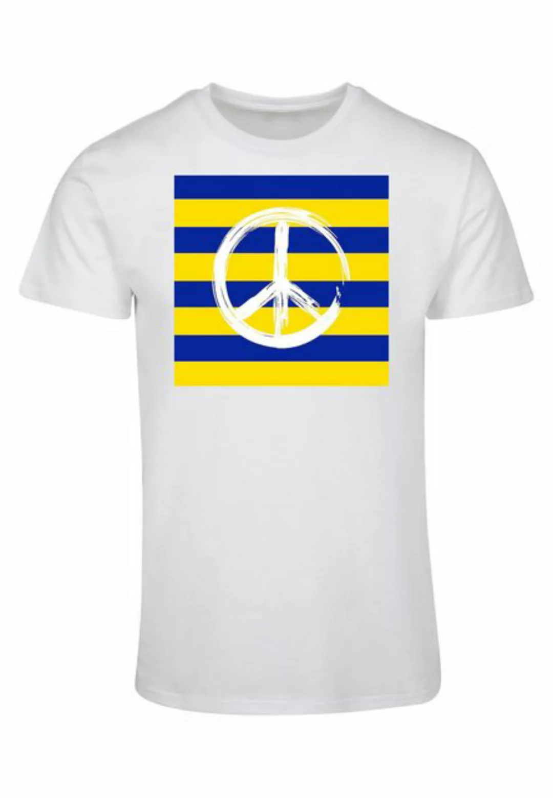 Merchcode T-Shirt Merchcode Herren Peace - Stripe Peace Basic T-Shirt (1-tl günstig online kaufen