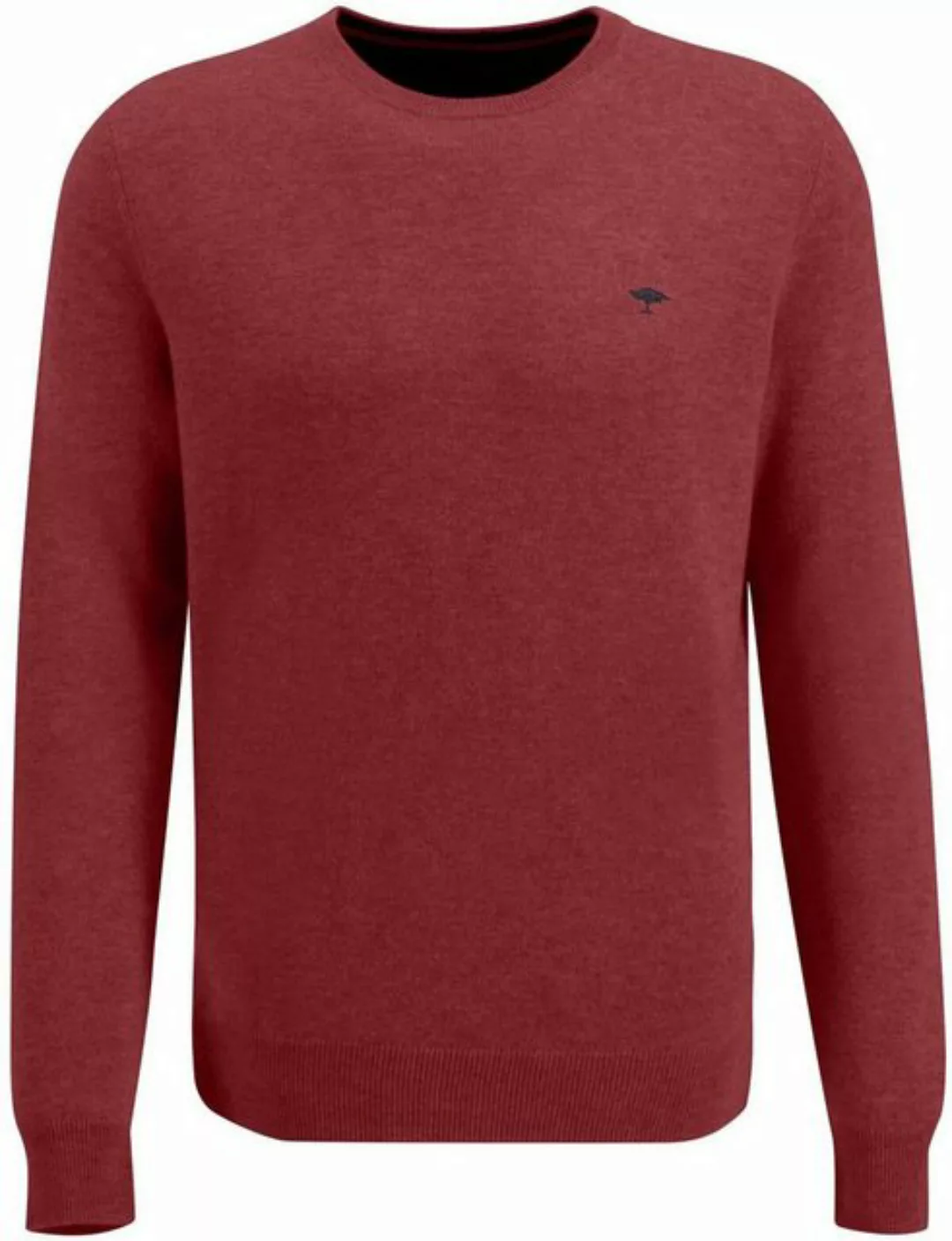 FYNCH-HATTON Strickpullover FYNCH HATTON Rundhals Pullover rot mit Cashmere günstig online kaufen