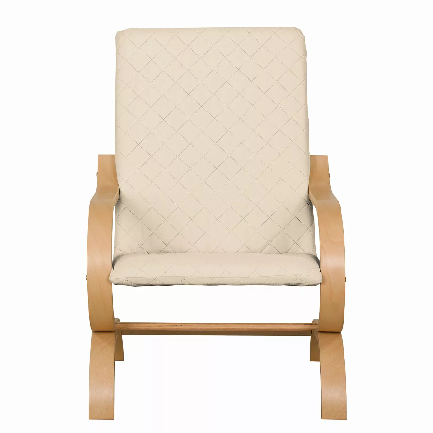 home24 Modoform Sessel Bueno Vista Hellbeige Strukturstoff 68x93x46 cm (BxH günstig online kaufen