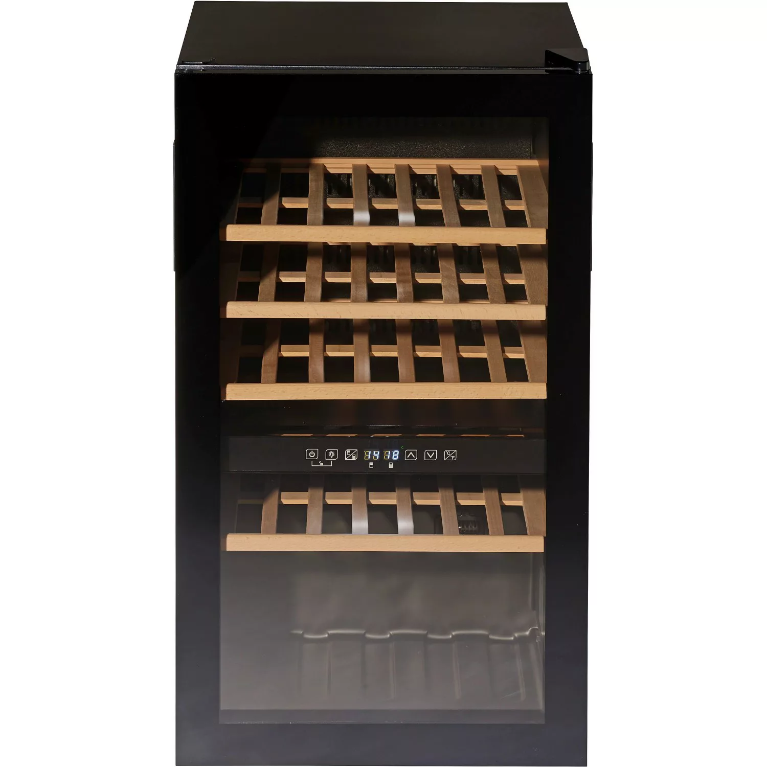 Wolkenstein Weintemperierschrank WTS49DW schwarz B/H/T: ca. 48x85,5x57,5 cm günstig online kaufen