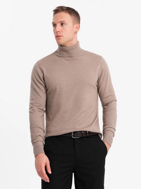 OMBRE Rollkragenpullover Herrenstrick-Rollkragenpullover mit Viskose günstig online kaufen