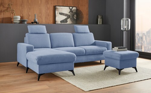 Places of Style Ecksofa Lolland L-Form, Wahlweise mit Bettfunktion und Bett günstig online kaufen