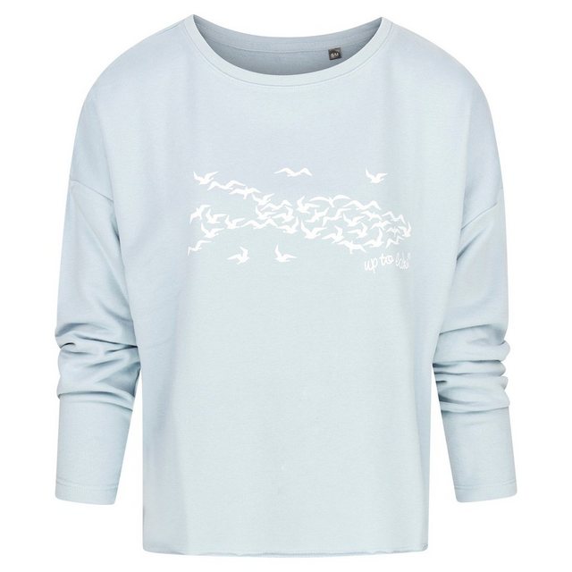 uptolake design Sweatshirt für Damen aus weichem Baumwollstoff mit "Mövense günstig online kaufen