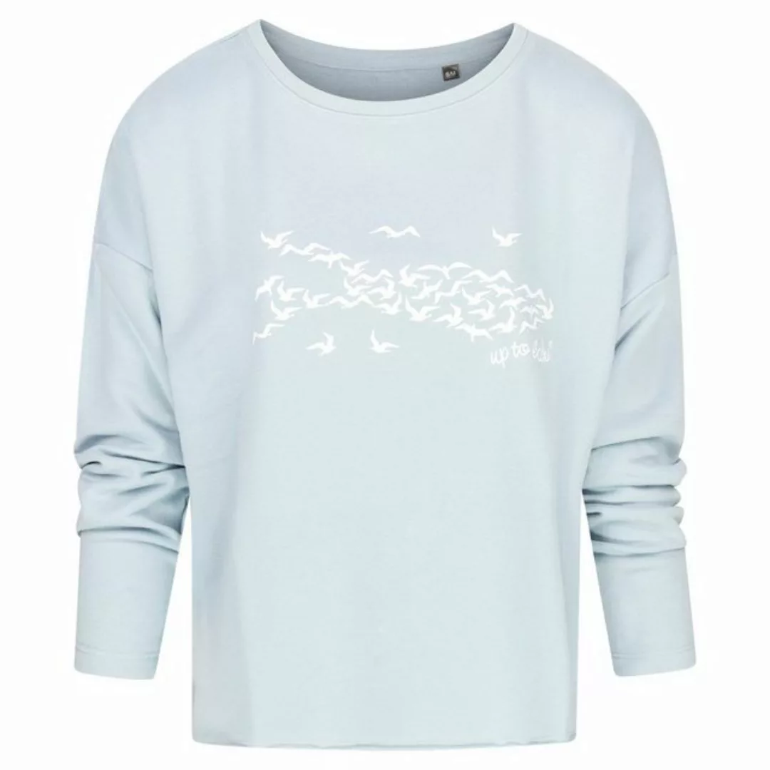 uptolake design Sweatshirt für Damen aus weichem Baumwollstoff mit "Mövense günstig online kaufen