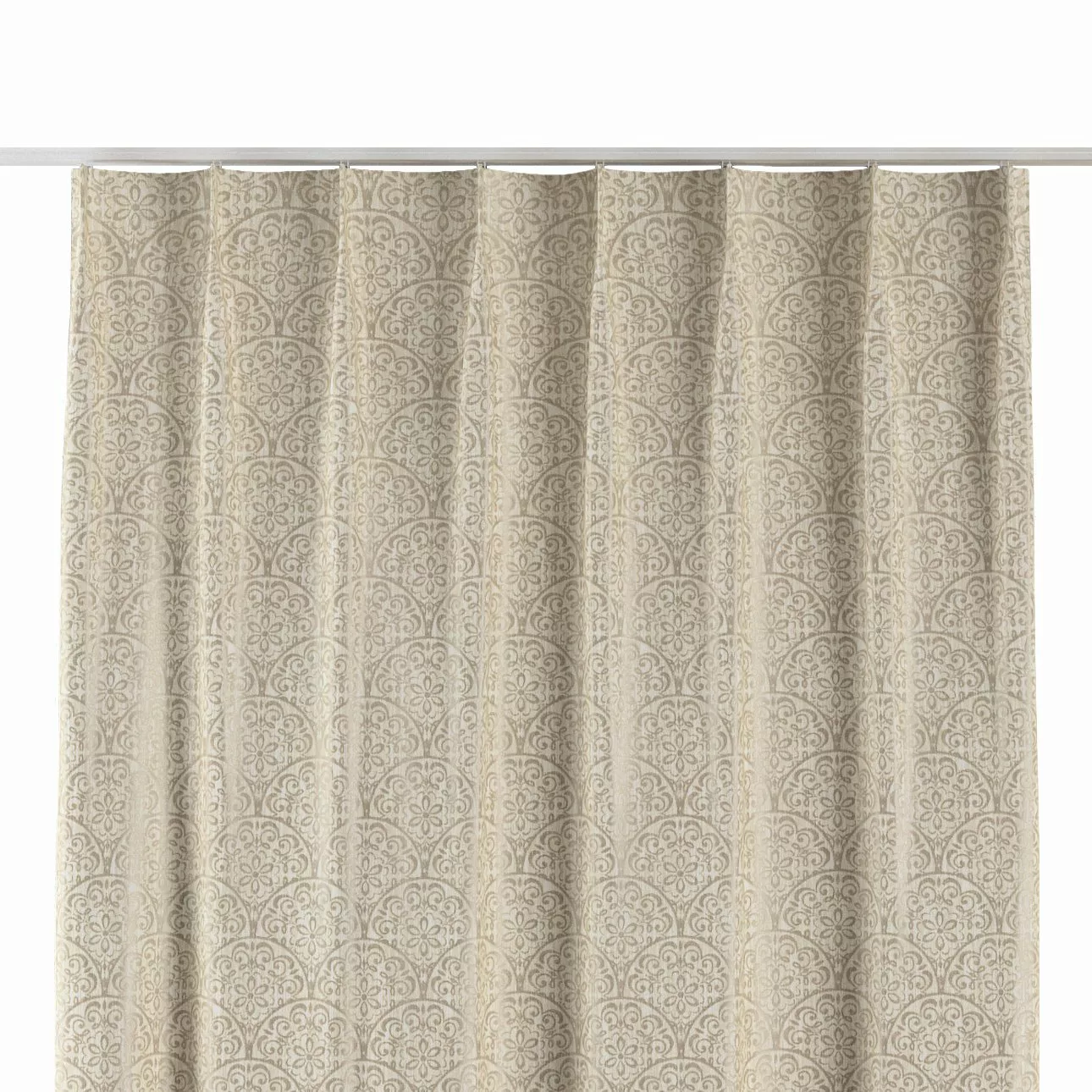 Vorhang mit flämischen 1-er Falten, beige, Imperia Premium (144-13) günstig online kaufen
