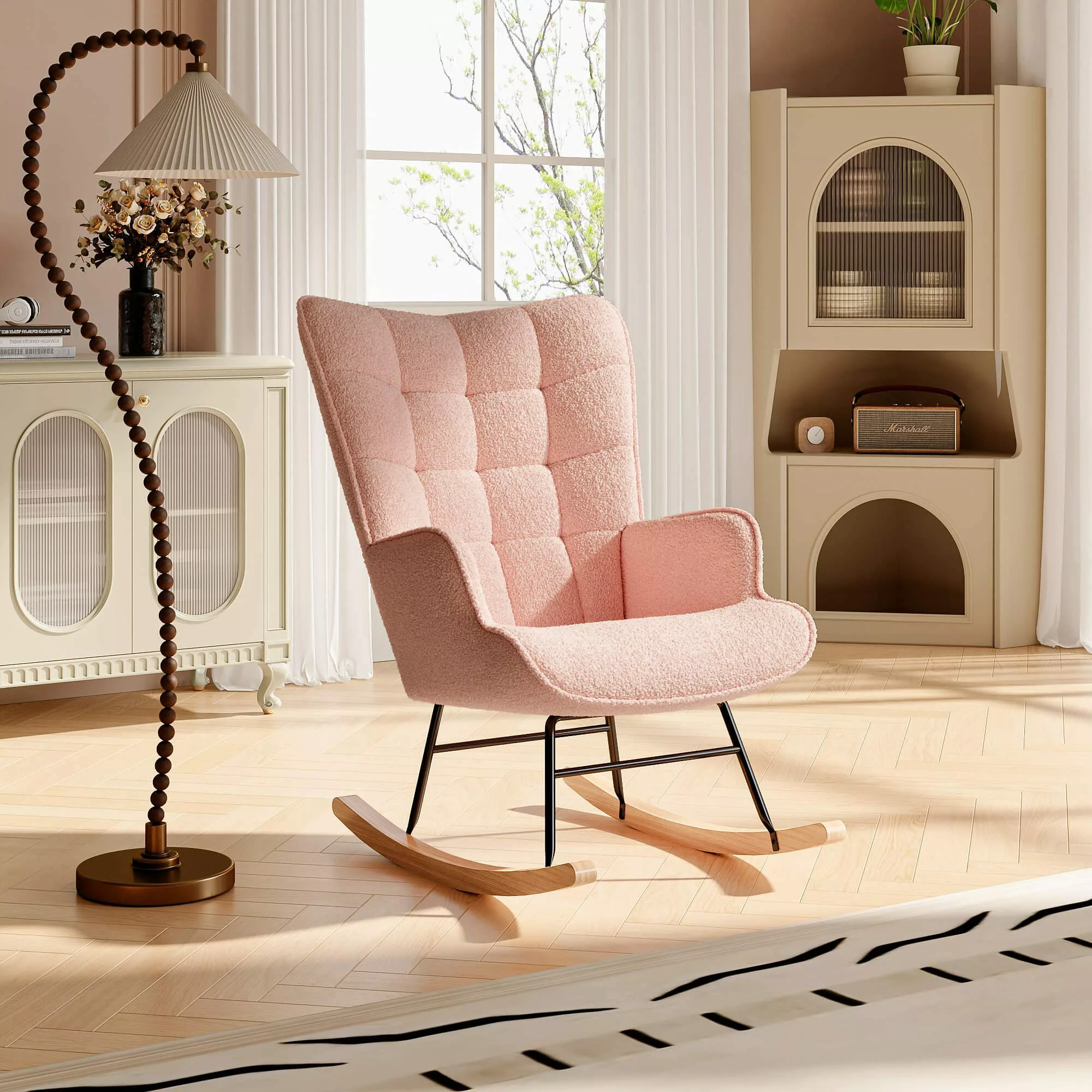 Furnishings Home Schaukelstuhl Polsterstuhl Sessel Stillsessel günstig online kaufen