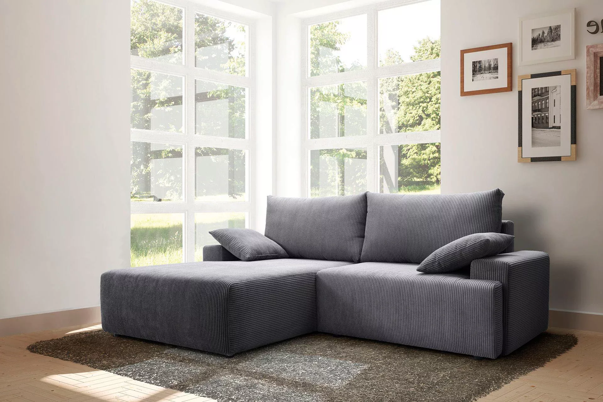 exxpo - sofa fashion Ecksofa "Orinoko, aktuelles Design und hoher Sitzkomfo günstig online kaufen