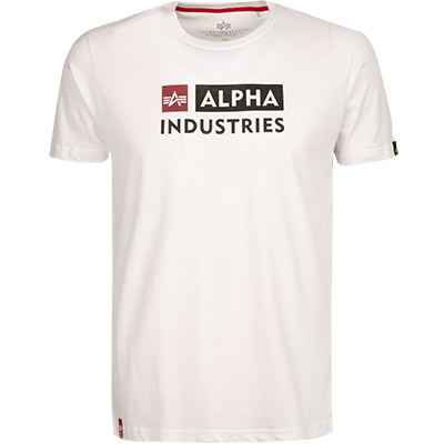 Alpha Industries T-Shirt "Alpha Industries Men - T-Shirts Alpha Block-Logo günstig online kaufen