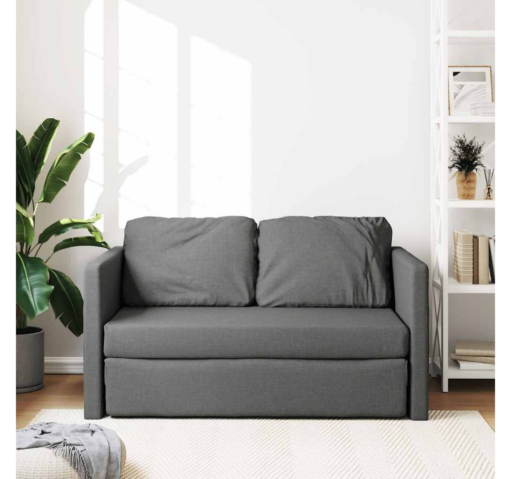 ZMH Sofa Bodensofa mit Schlaffunktion Grau/Schwarz 112x174x55 cm Stoff, Set günstig online kaufen