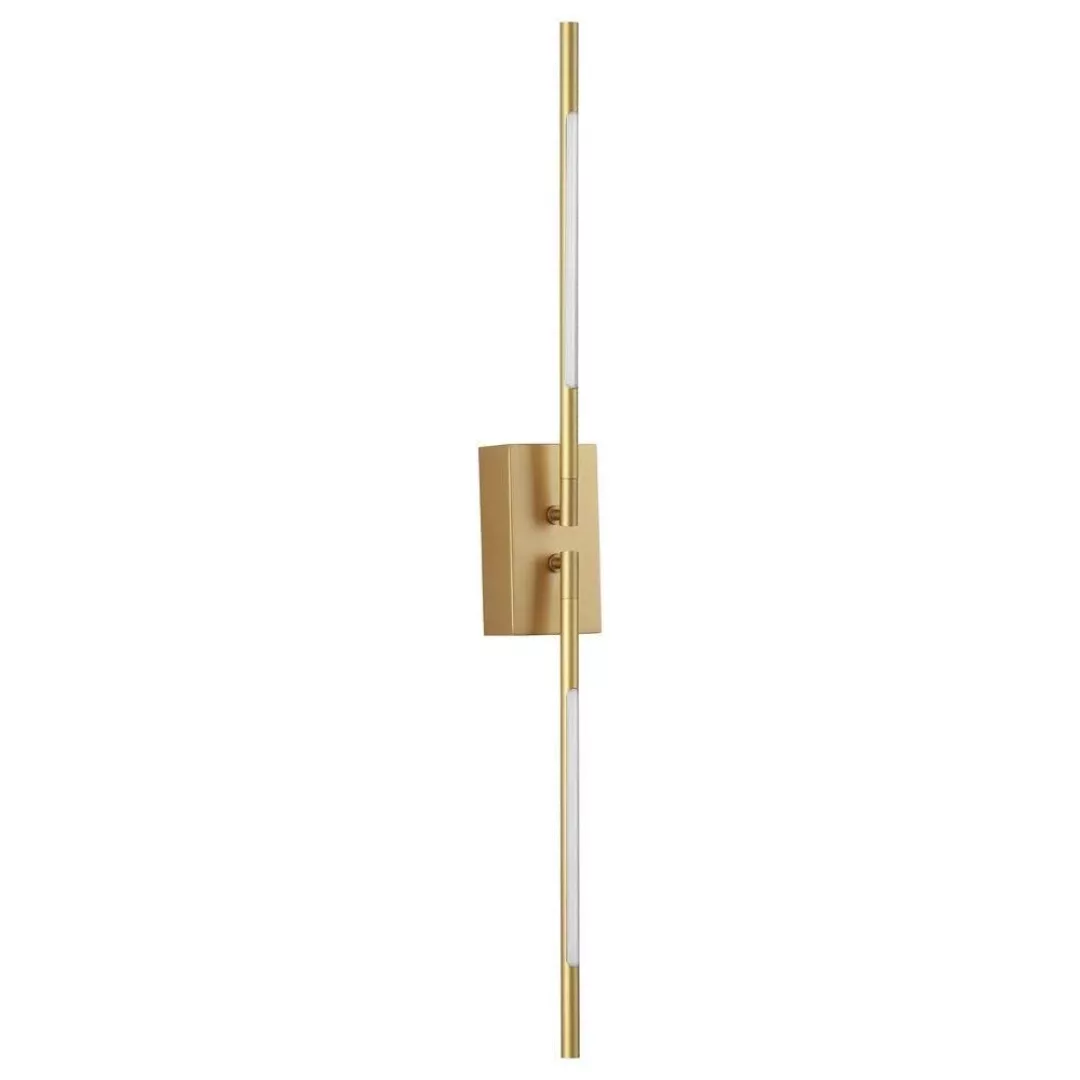 LED Wandleuchte Raccio in Gold 2x4,6W 560lm günstig online kaufen