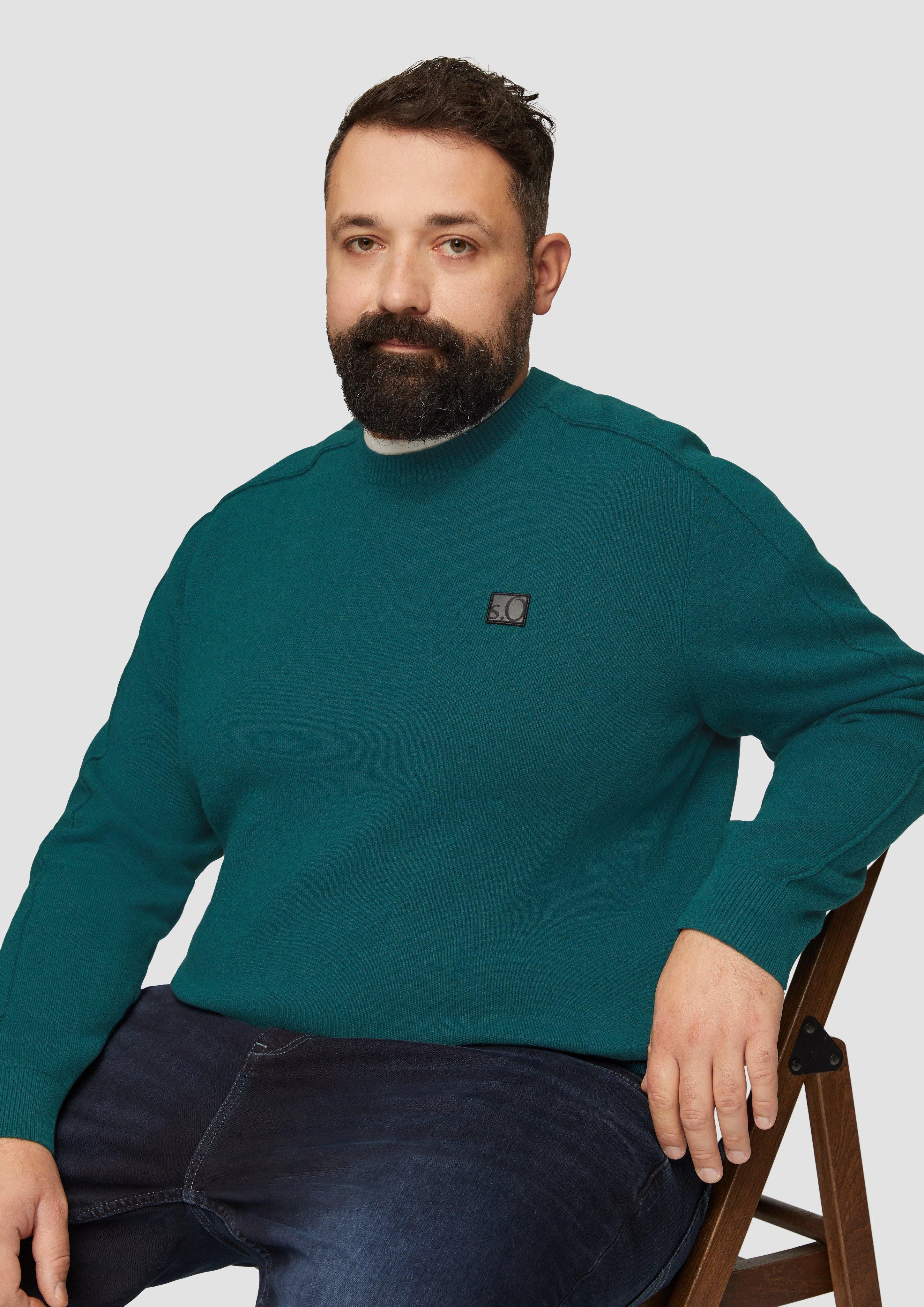 s.Oliver Strickpullover Strickpullover mit Nahtdetails und günstig online kaufen