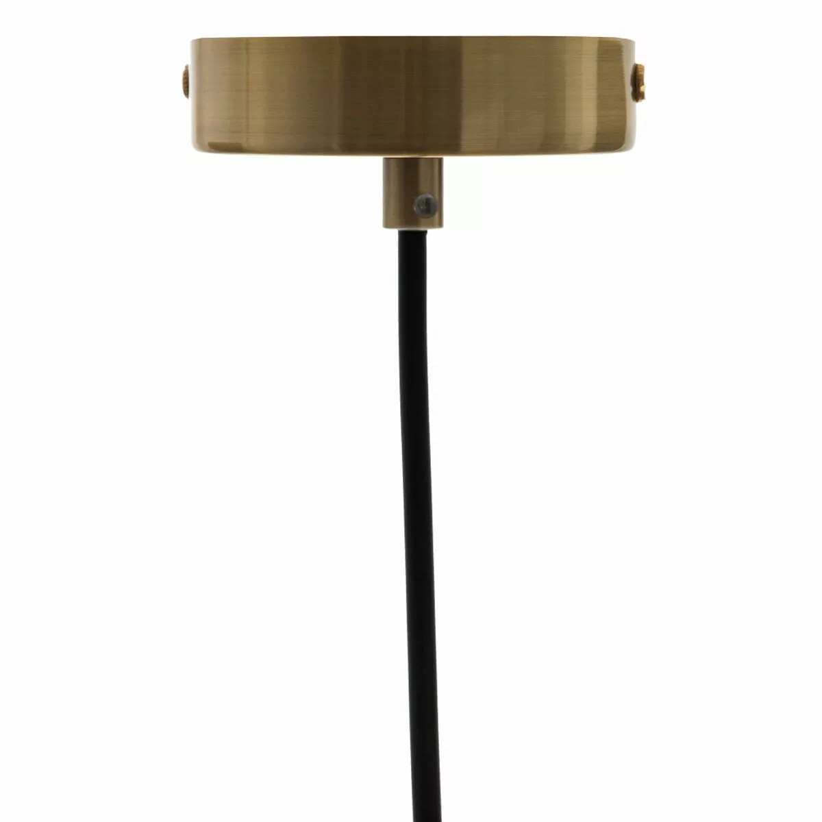 Deckenlampe 21 X 21 X 37 Cm Gold Holz Eisen günstig online kaufen