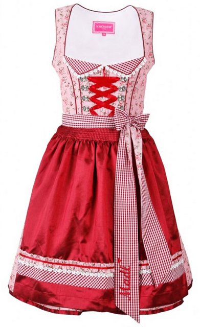 Krüger Madl Dirndl Krüger MADL Dirndl Top Madl - Rot 50cm günstig online kaufen