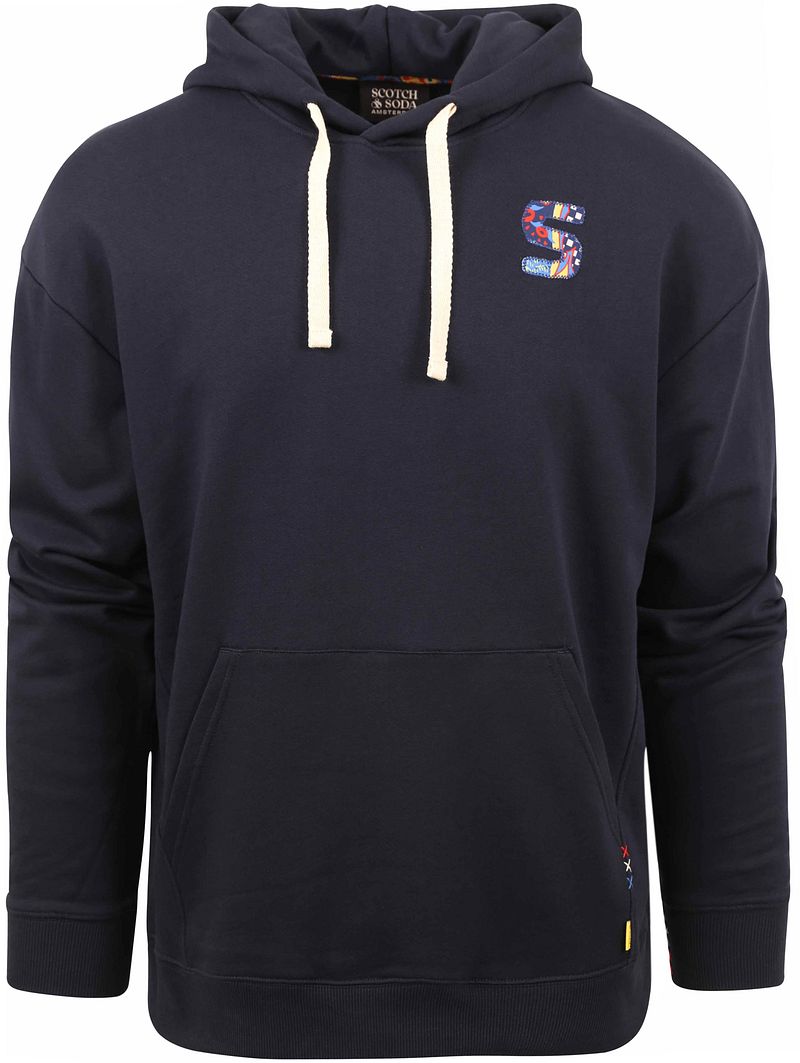 Scotch and Soda Bandana Hoodie Navy - Größe M günstig online kaufen