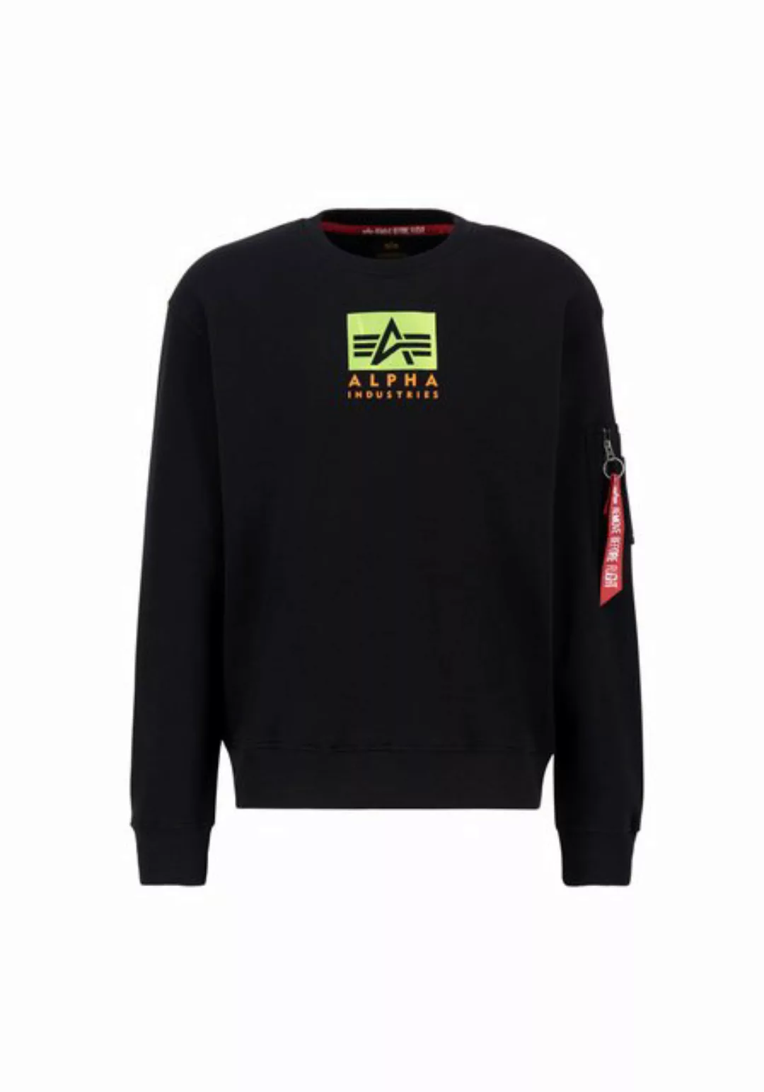 Alpha Industries Sweater Alpha Industries Men - Sweatshirts Satin Logo Swea günstig online kaufen