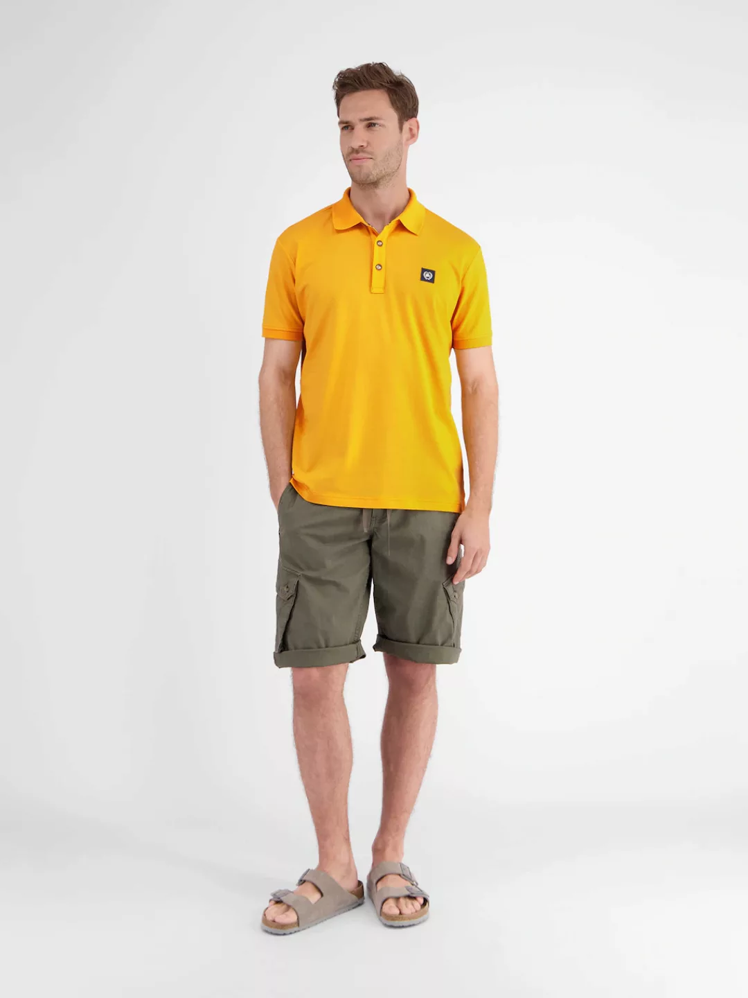 LERROS Poloshirt "LERROS Herren Poloshirt mit Stretchanteil, unifarben" günstig online kaufen