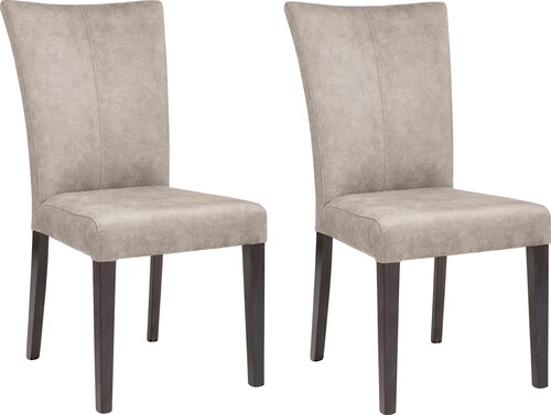 Home affaire 4-Fußstuhl "Aspen", (Set), 2 St., Samtvelours, Beine aus massi günstig online kaufen