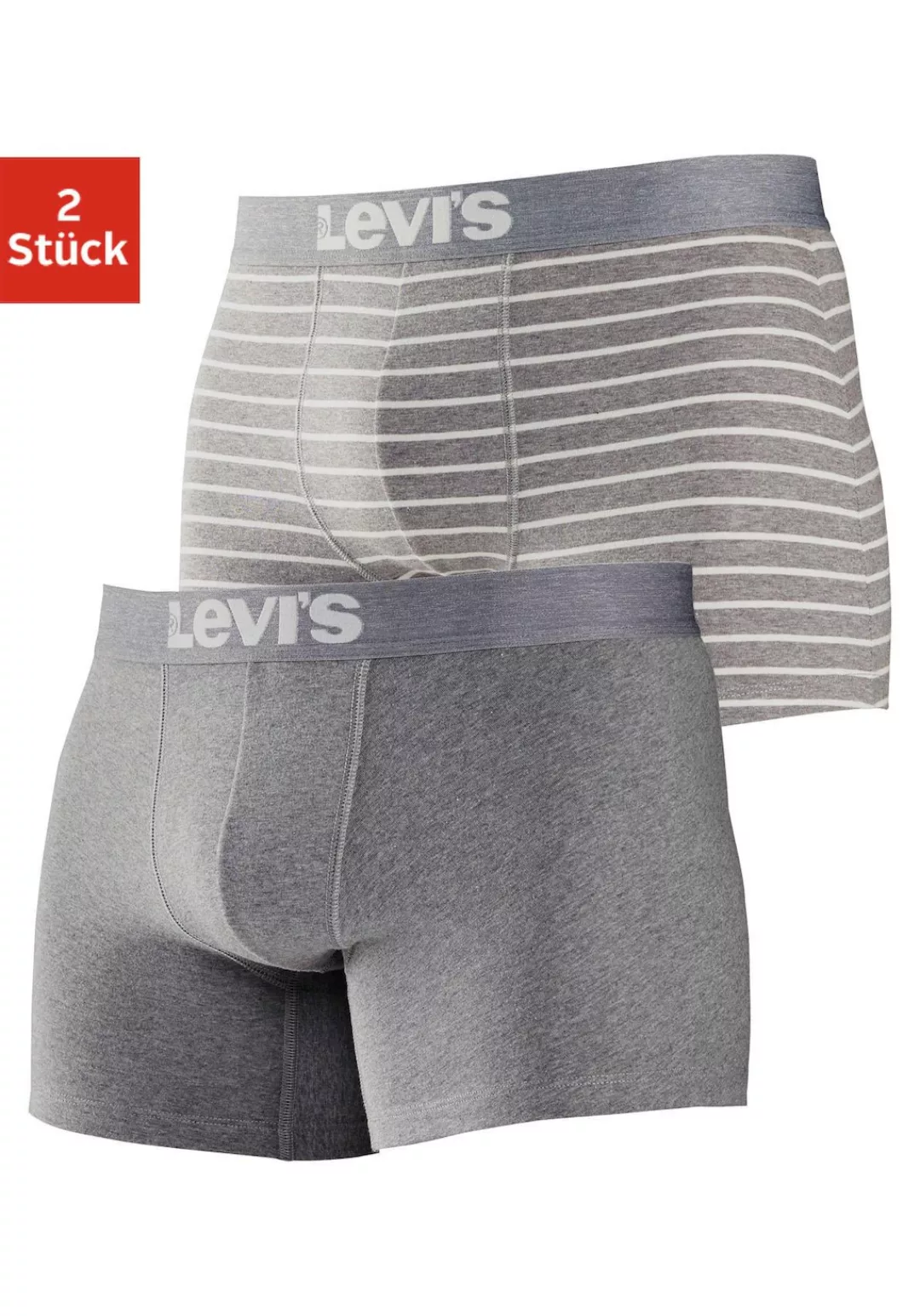 Levis Boxer, (Packung, 2er-Pack), mit elastischem Levis-Logo-Bund günstig online kaufen