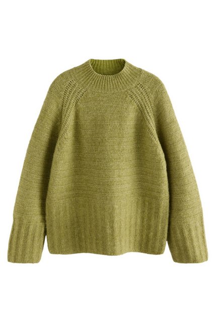 Next Stehkragenpullover Strukturierter Strickpullover mit Stehkragen (1-tlg günstig online kaufen