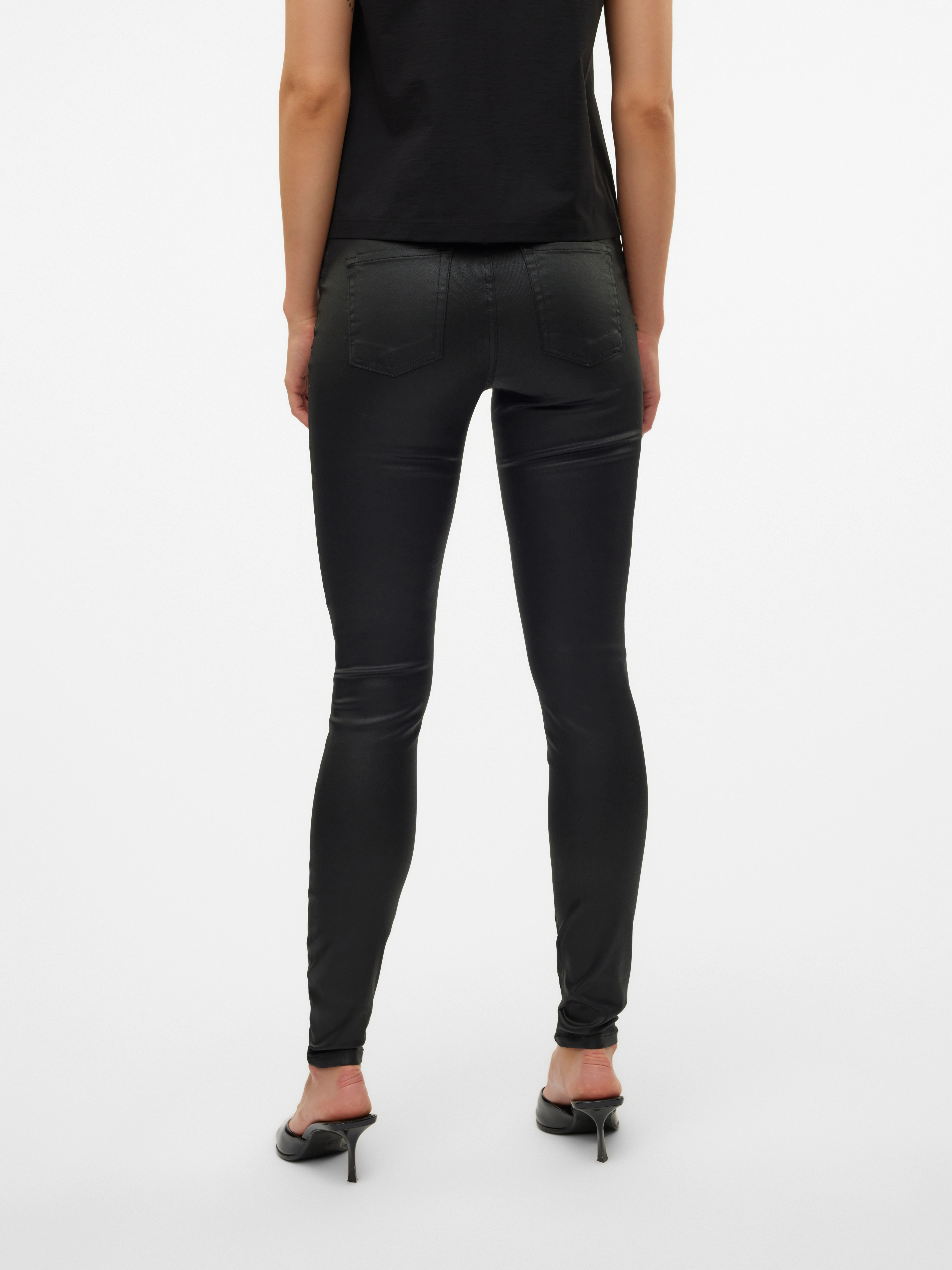 Vero Moda Skinny-fit-Jeans VMFLASH MR SKINNY COATED PANTS NOOS mit beschich günstig online kaufen