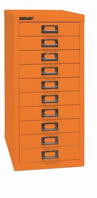 Bisley Aktenschrank MultiDrawer Schubladenschrank in Orange - Maße: H 59 x günstig online kaufen