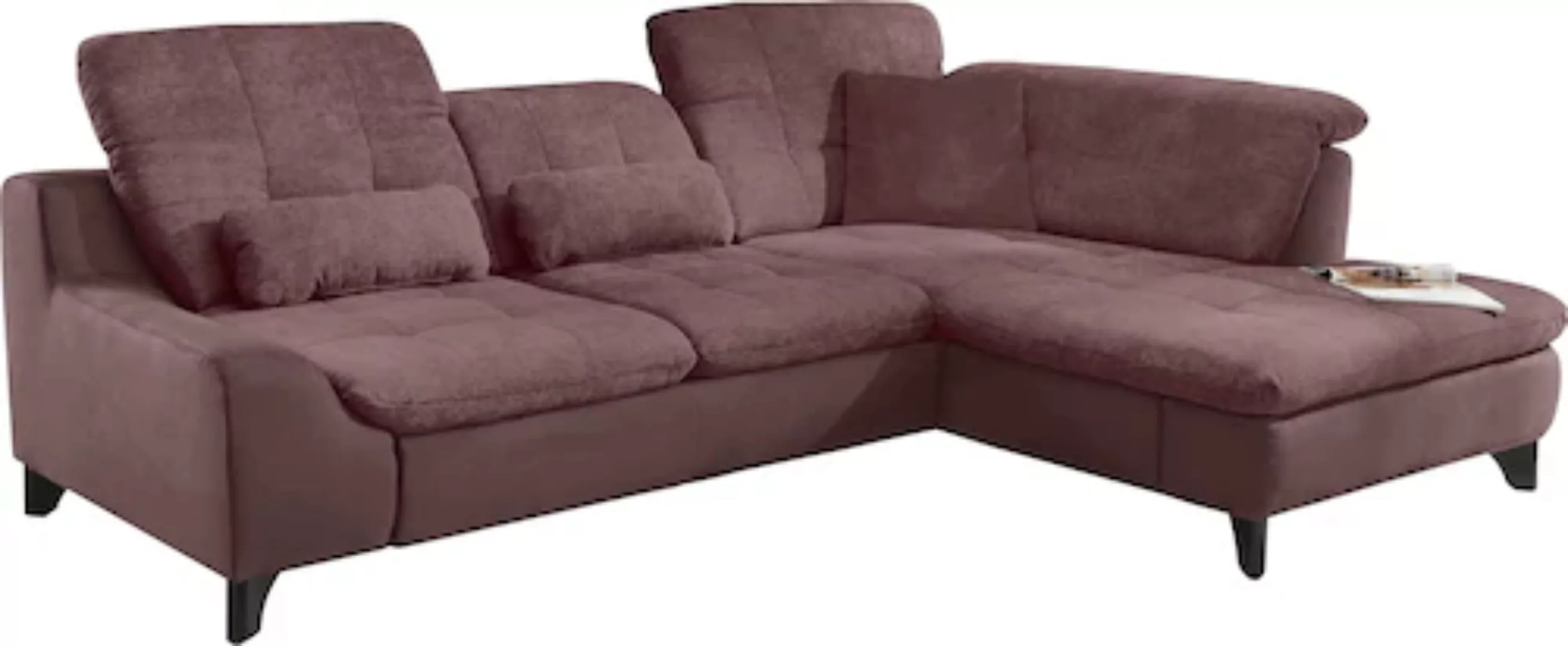 Die PlanBar Ecksofa "MP-IN11010 L-Form", mit Kopfteilverstellung, optional günstig online kaufen