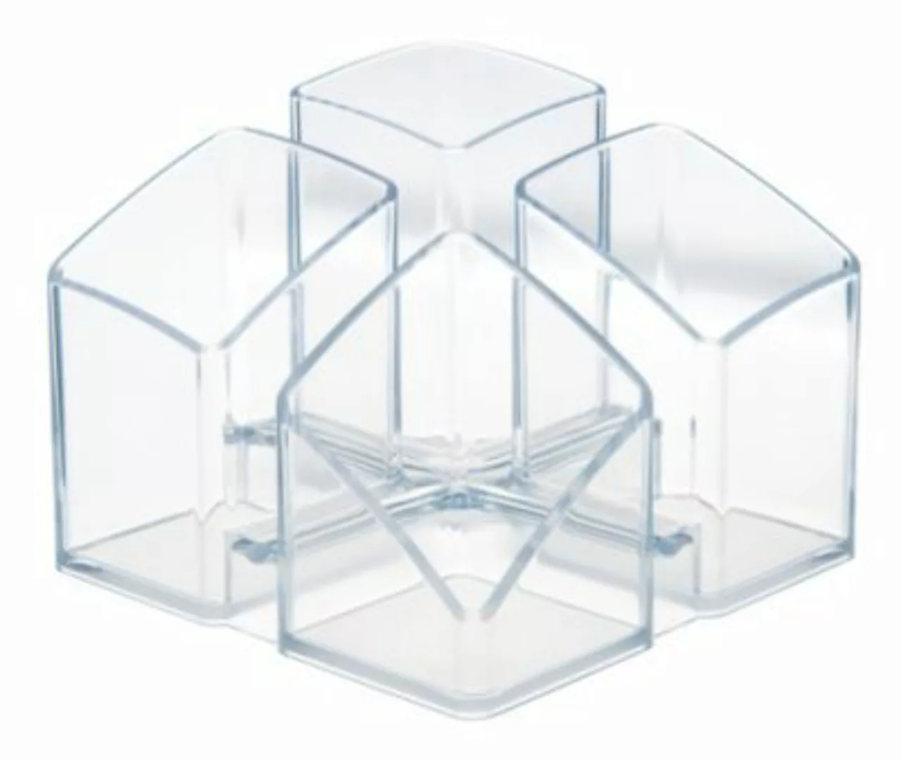 HAN Schreibtischköcher SCALA glasklar, B x H x T: 125 x 100 x 125 mm transp günstig online kaufen