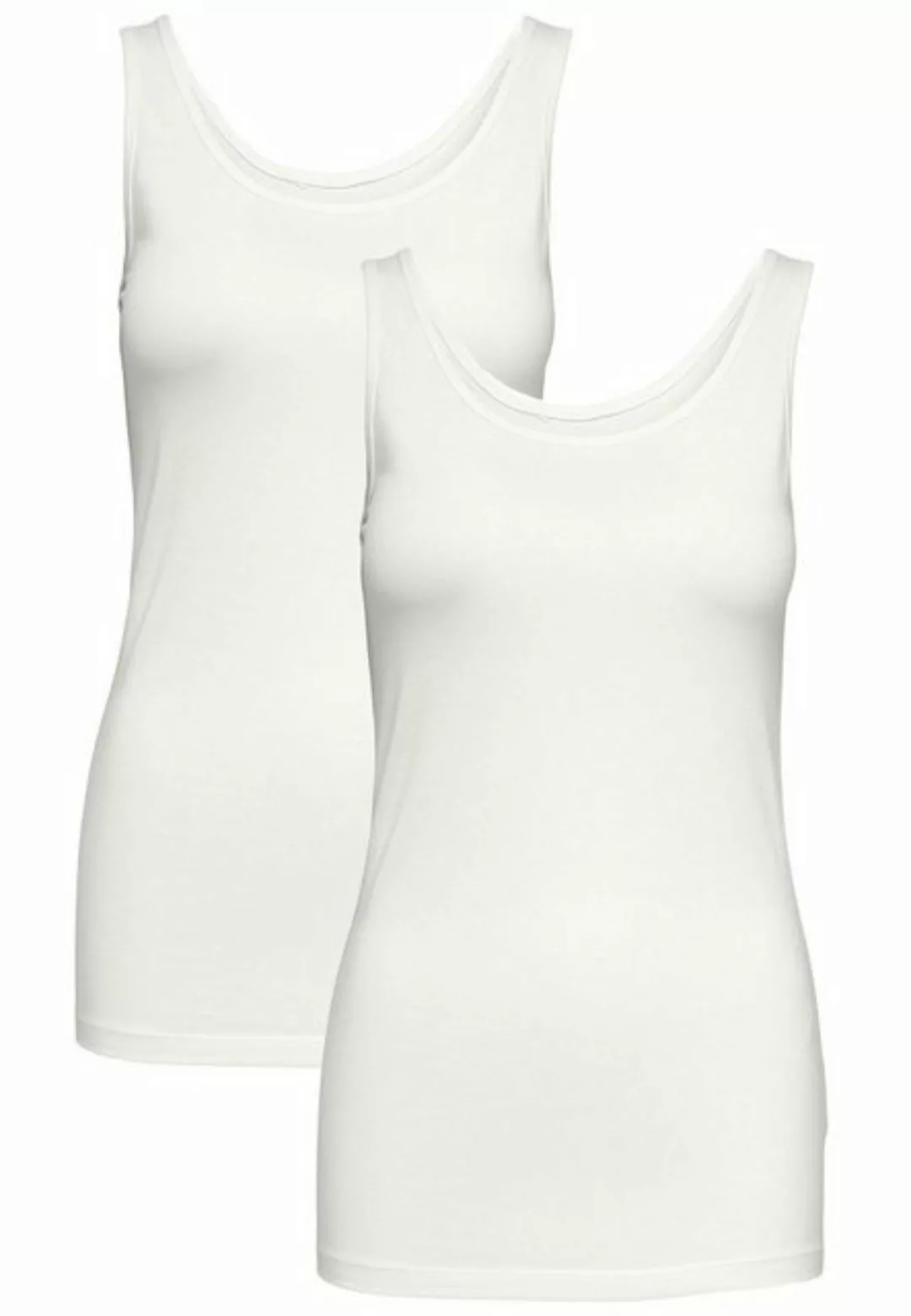 JACQUELINE de YONG Shirttop Tank Top 2-er Stück Pack Ärmelloses Basic Shirt günstig online kaufen