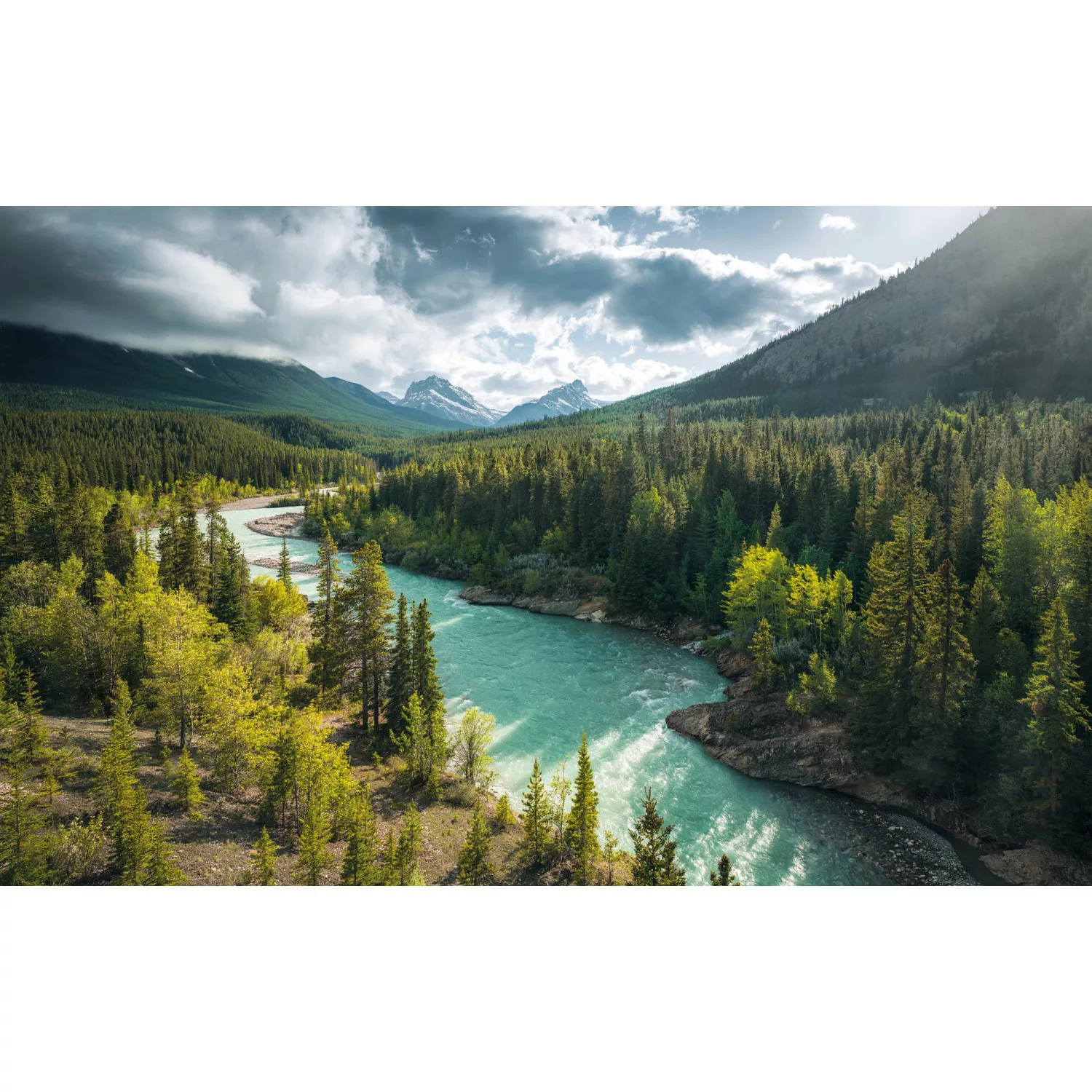 KOMAR Vlies Fototapete - Wild Canada - Größe 450 x 280 cm mehrfarbig günstig online kaufen